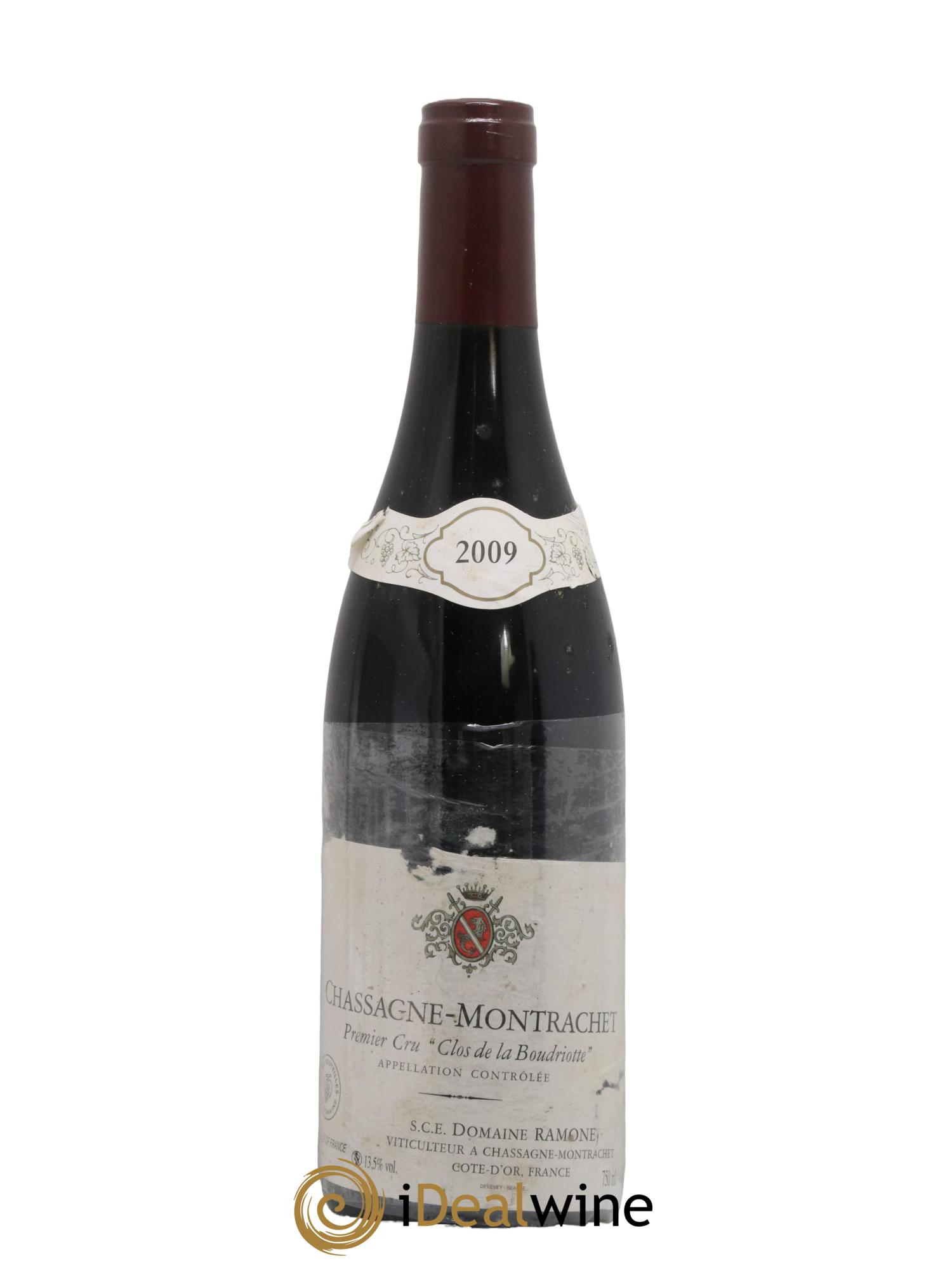 Chassagne-Montrachet 1er Cru Clos de la Boudriotte Ramonet (Domaine) 2009 - Lot de 1 bouteille - 0