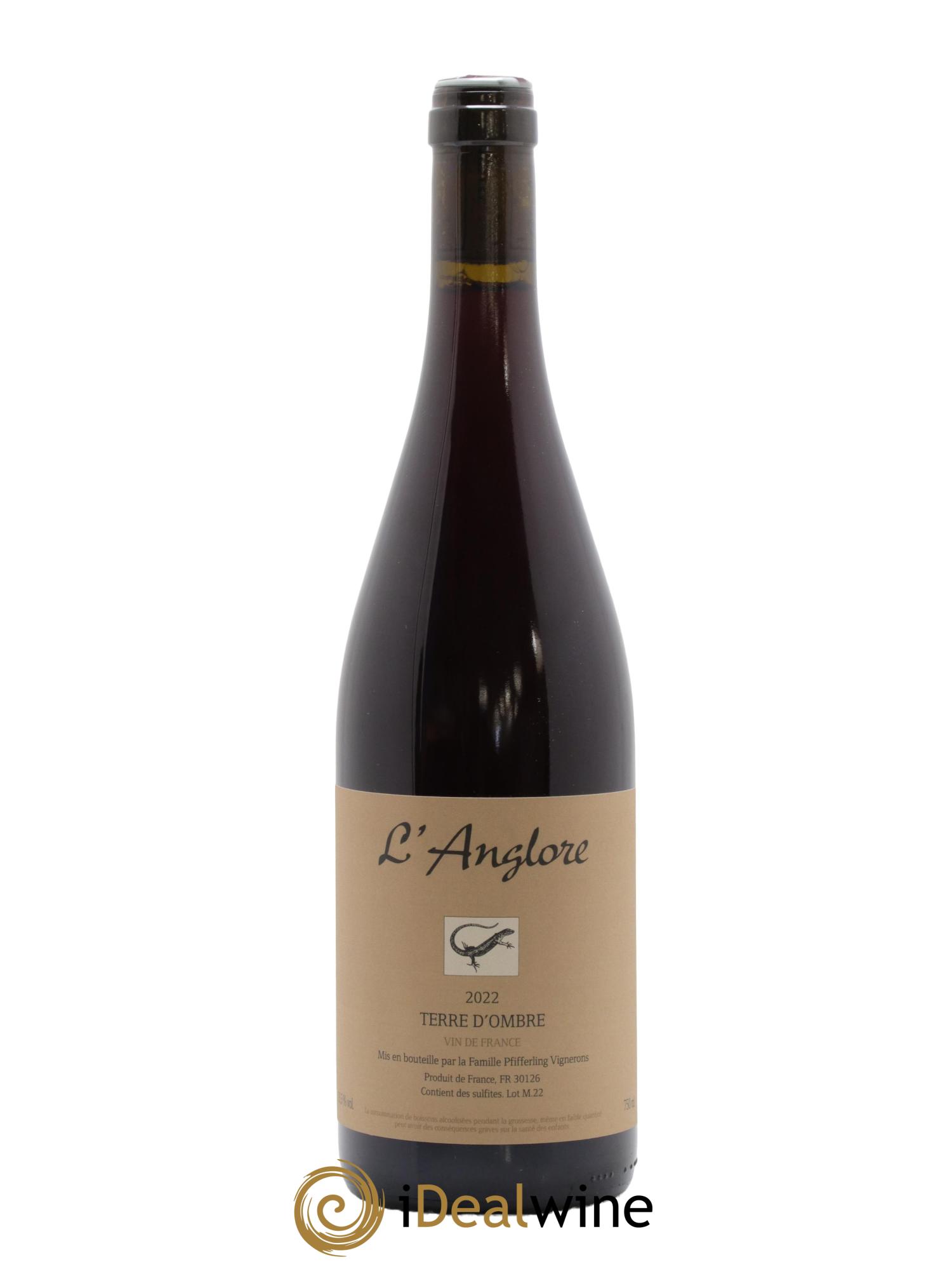 Vin de France Terre d'Ombre L'Anglore 2022 - Lot of 1 bottle - 0