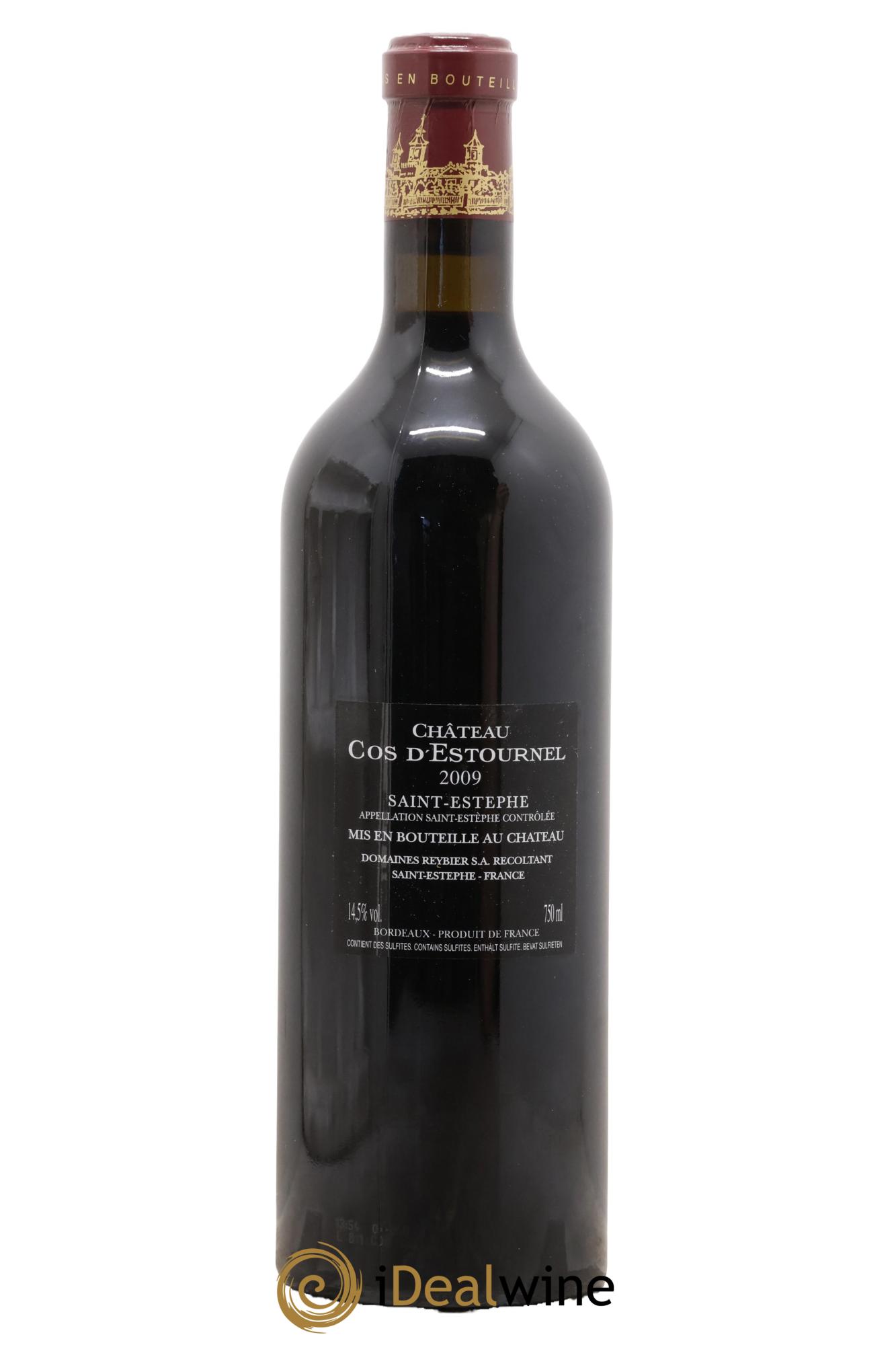 Cos d'Estournel 2ème Grand Cru Classé 2009 - Lot de 1 bouteille - 1