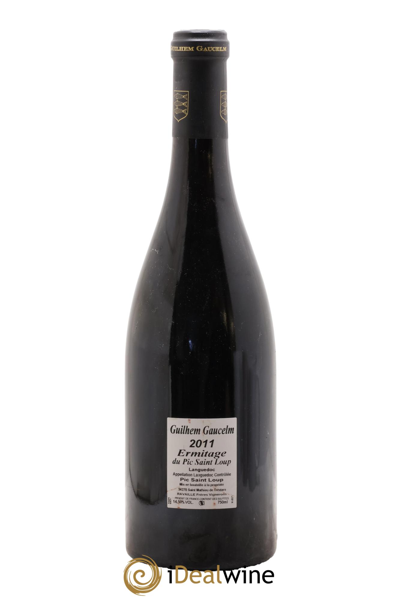 Pic Saint-Loup Héritage du Pic Saint-Loup (anciennement Ermitage) Guilhem Gaucelm 2011 - Lot of 1 bottle - 1
