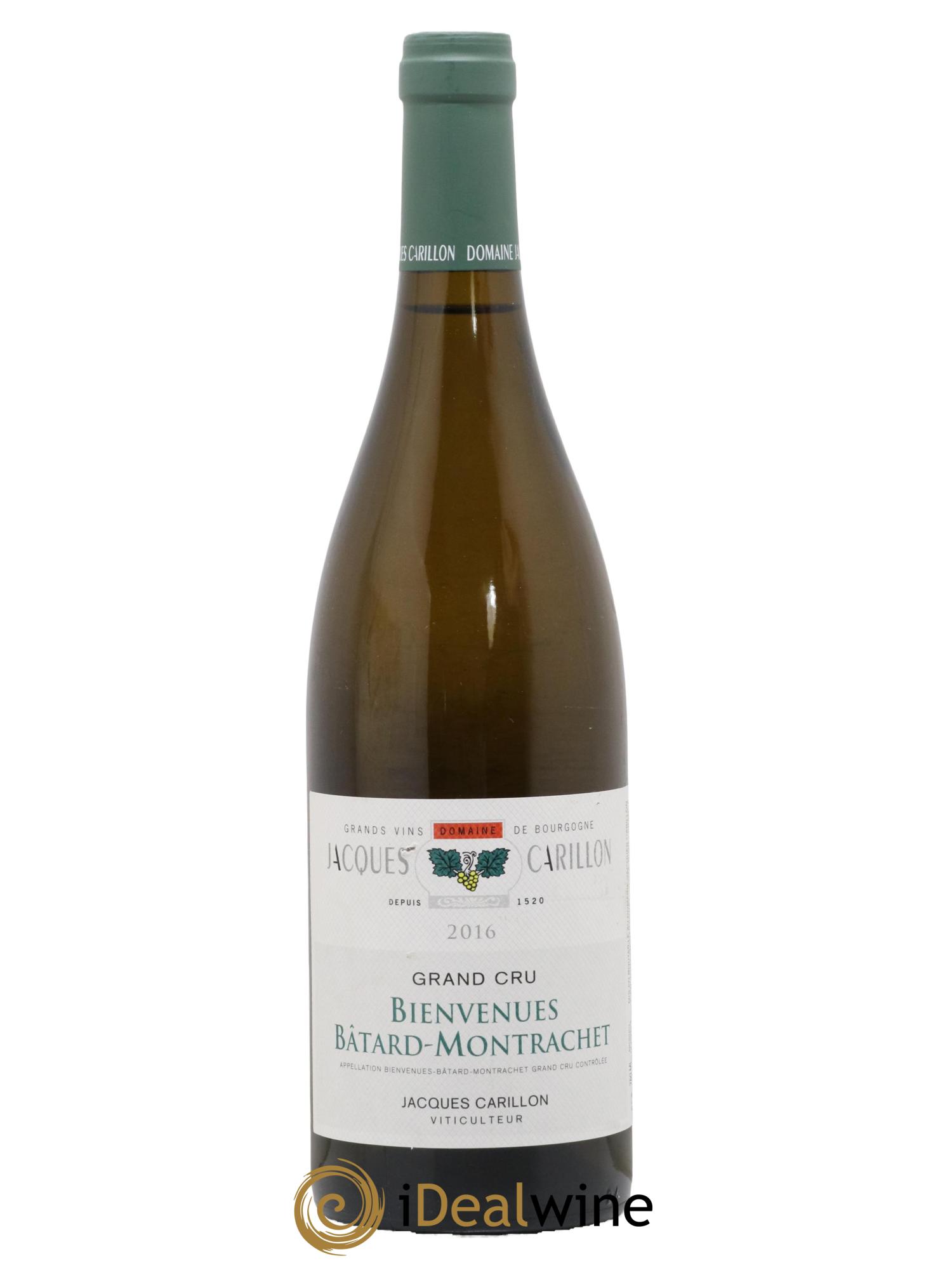Bienvenues-Bâtard-Montrachet Grand Cru Jacques Carillon (Domaine) 2016 - Lot de 1 bouteille - 0