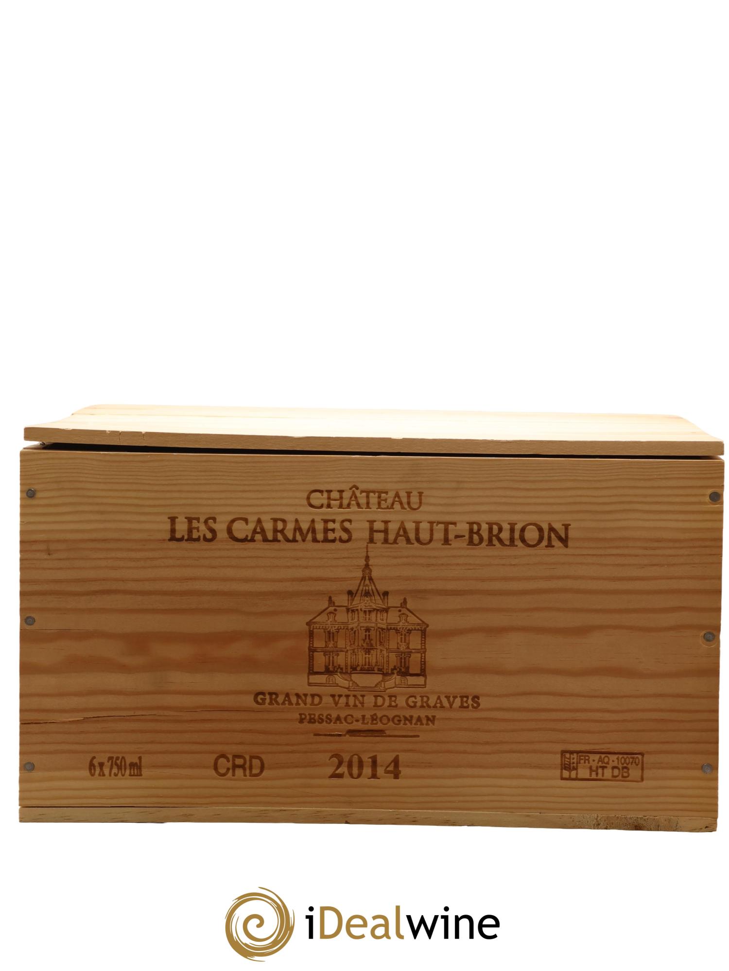 Château Les Carmes Haut-Brion 2014 - Lot of 6 bottles - 3