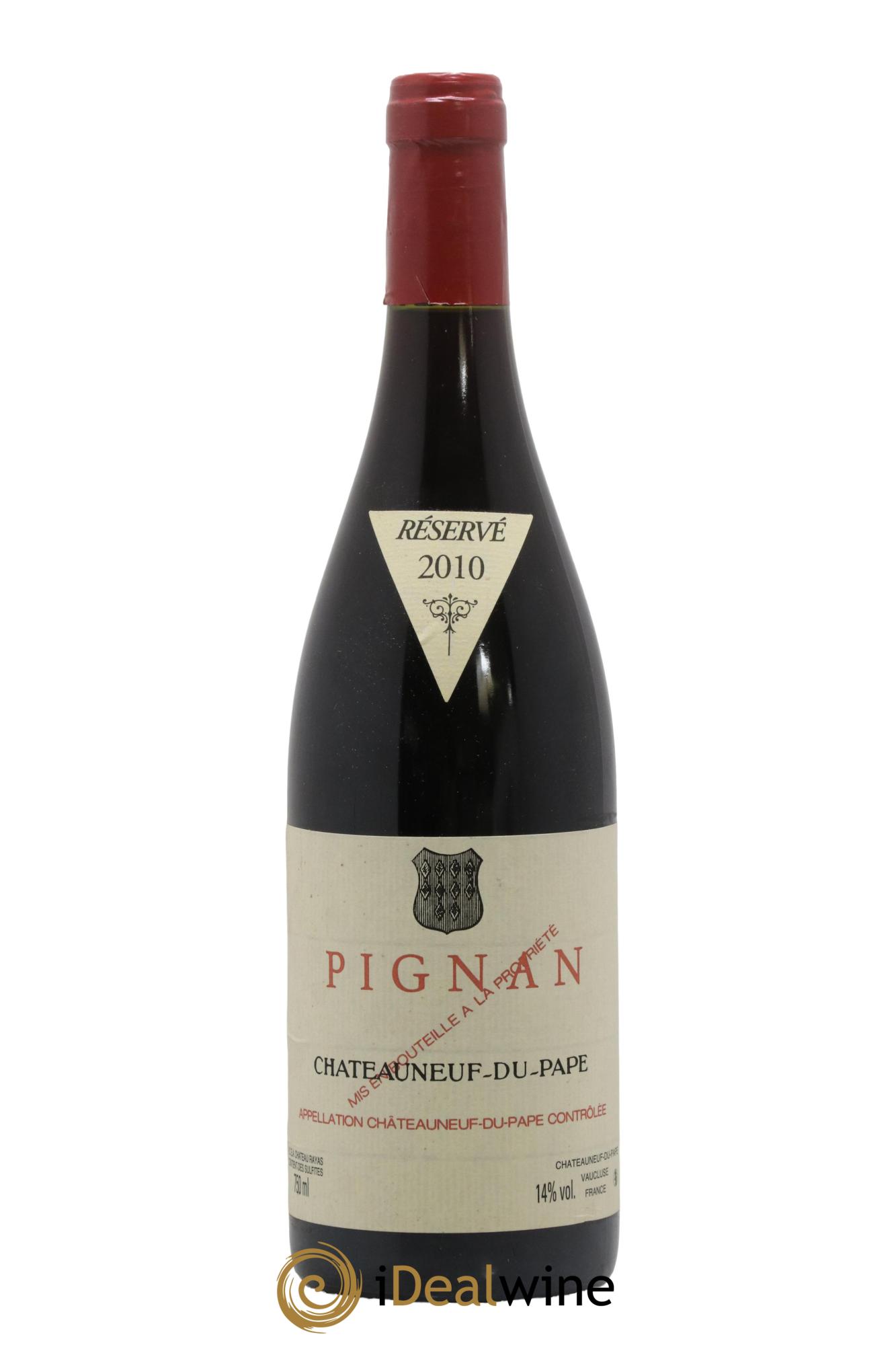 Châteauneuf-du-Pape Pignan Emmanuel Reynaud 2010 - Lot de 1 bouteille - 0