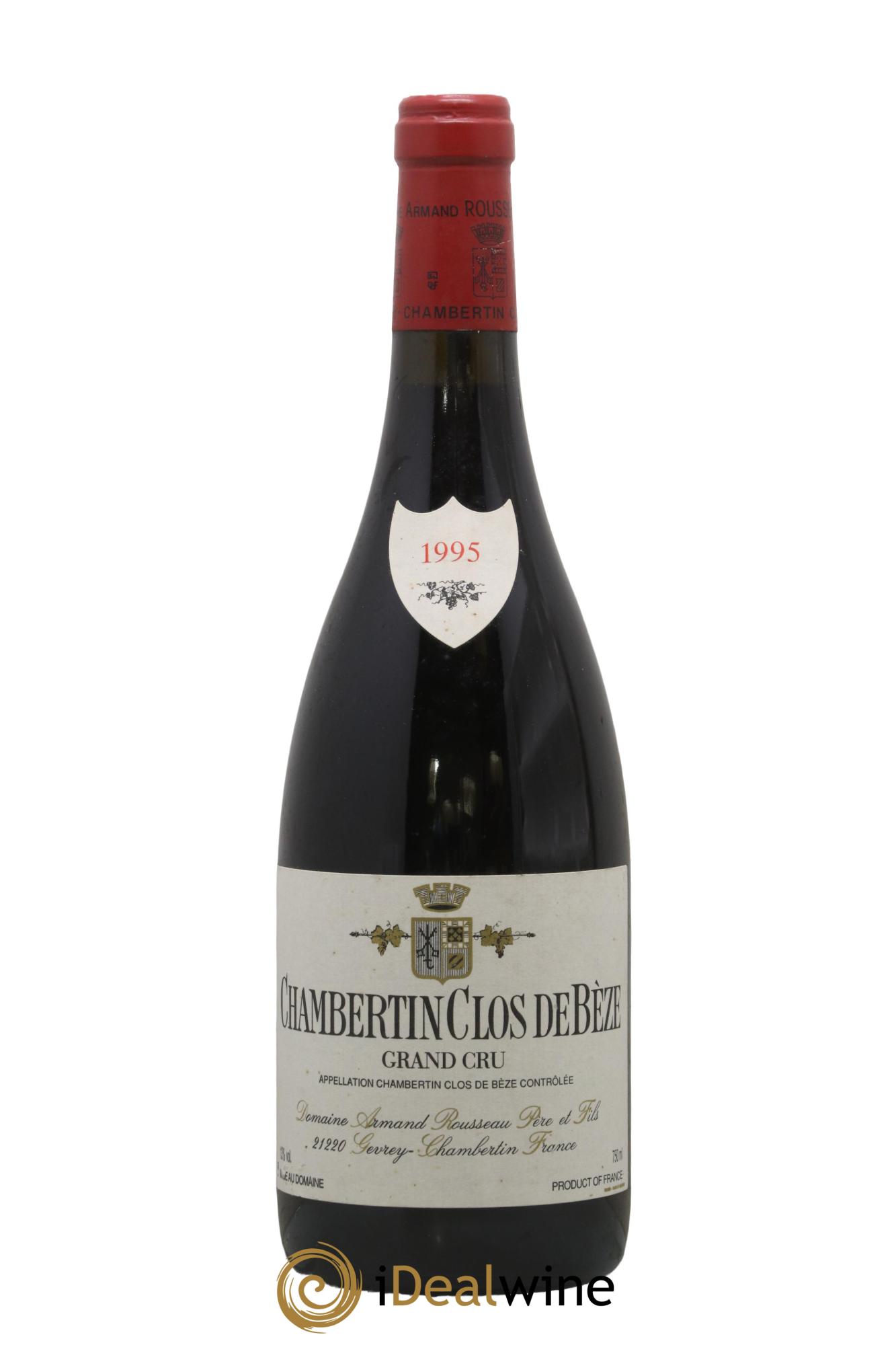 Chambertin Clos de Bèze Grand Cru Armand Rousseau (Domaine) 1995 - Lot de 1 bouteille - 0