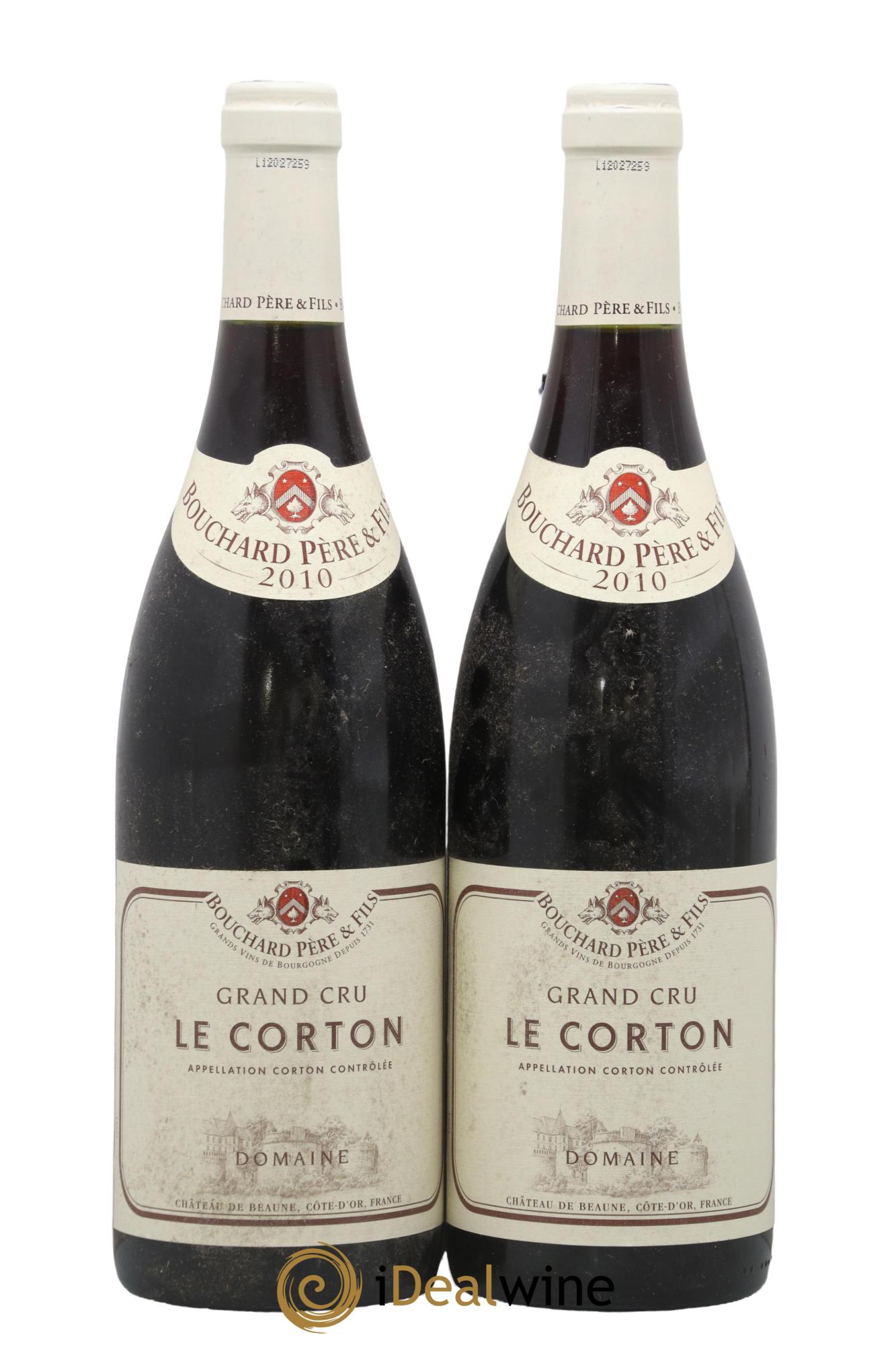 Corton Grand Cru Le Corton Bouchard Père & Fils 2010 - Lot of 2 bottles - 0