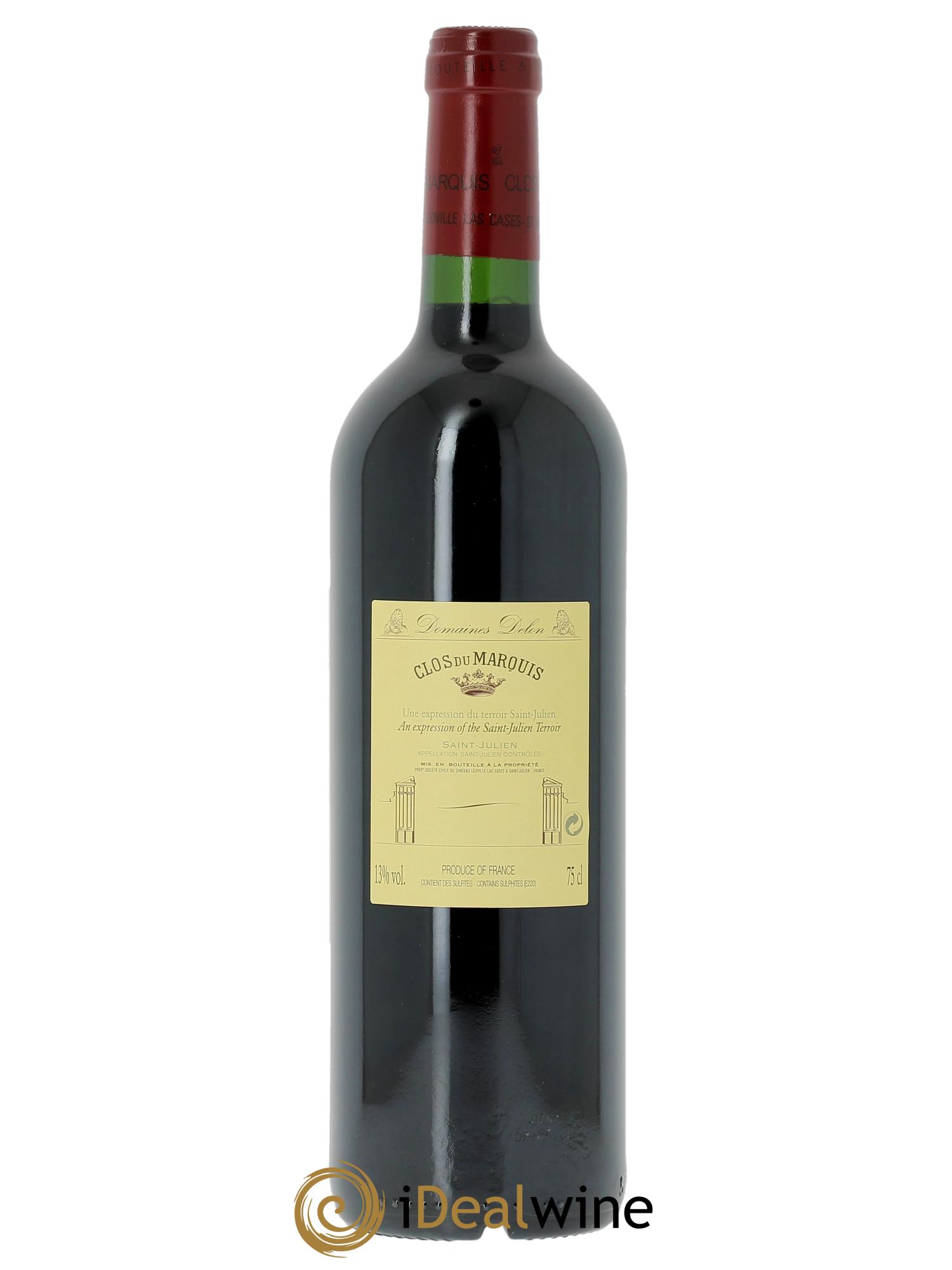 Clos du Marquis (CBO à partir de 6 bts) 2006 - Lot de 1 bouteille - 1