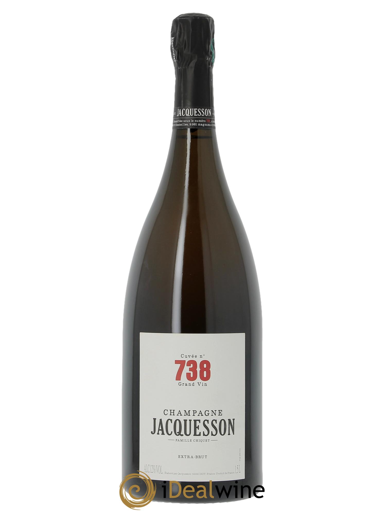 Cuvée 738 Extra-Brut Jacquesson - Lot de 1 magnum - 0