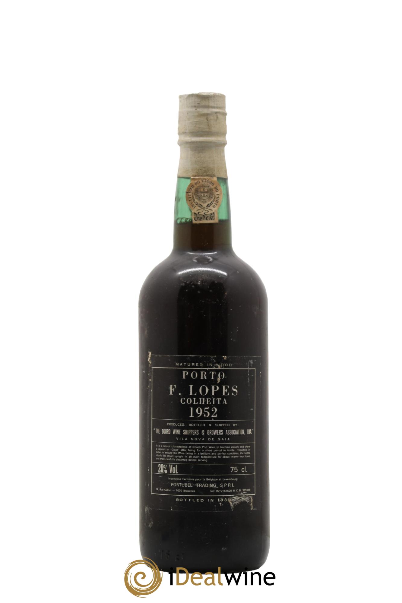 Porto Colheita Matured in Wood Lopes 1952 - Lot de 1 bouteille - 1