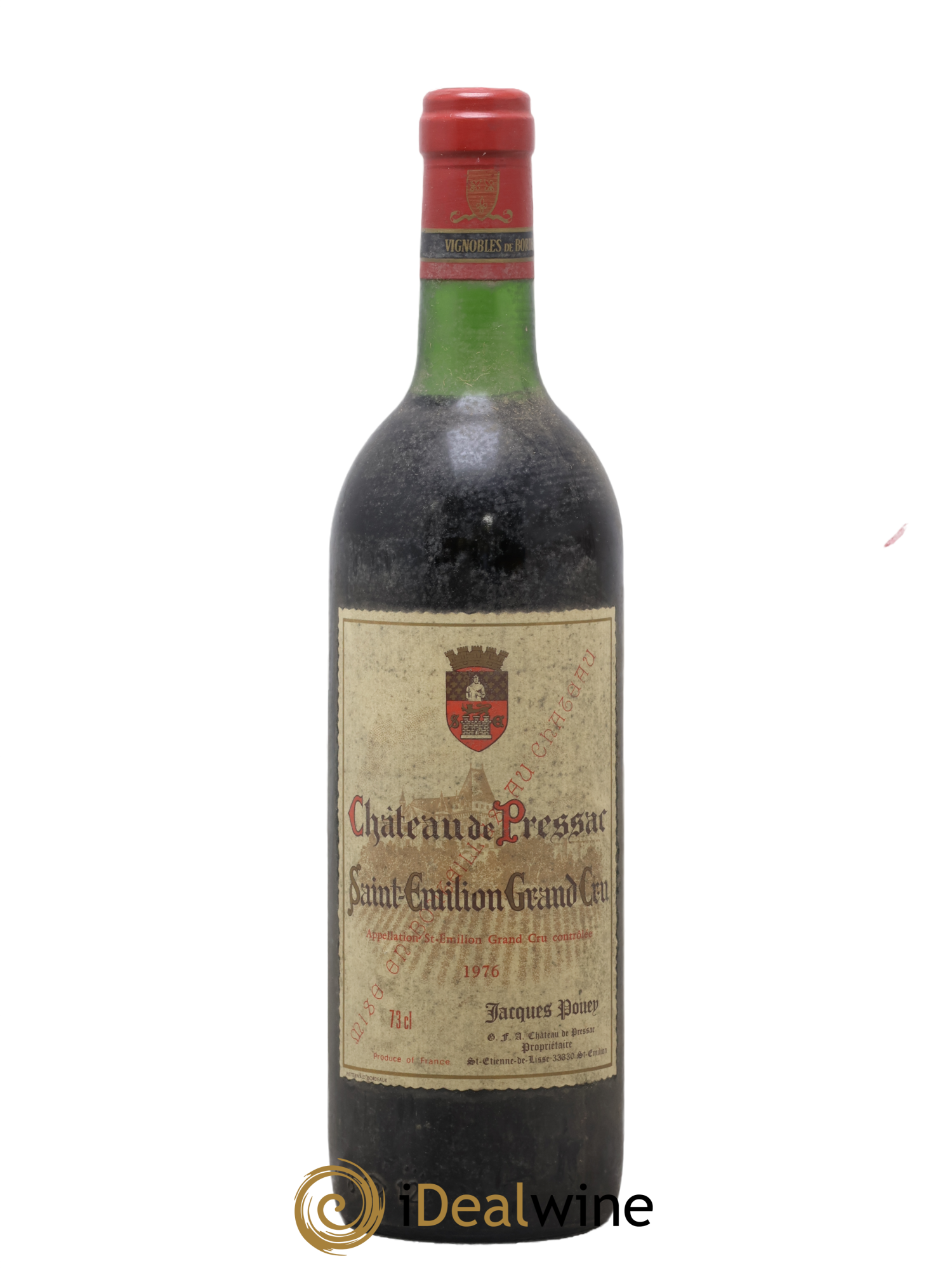 Château de Pressac Grand Cru Classé 1976 - Lot of 1 bottle - 0