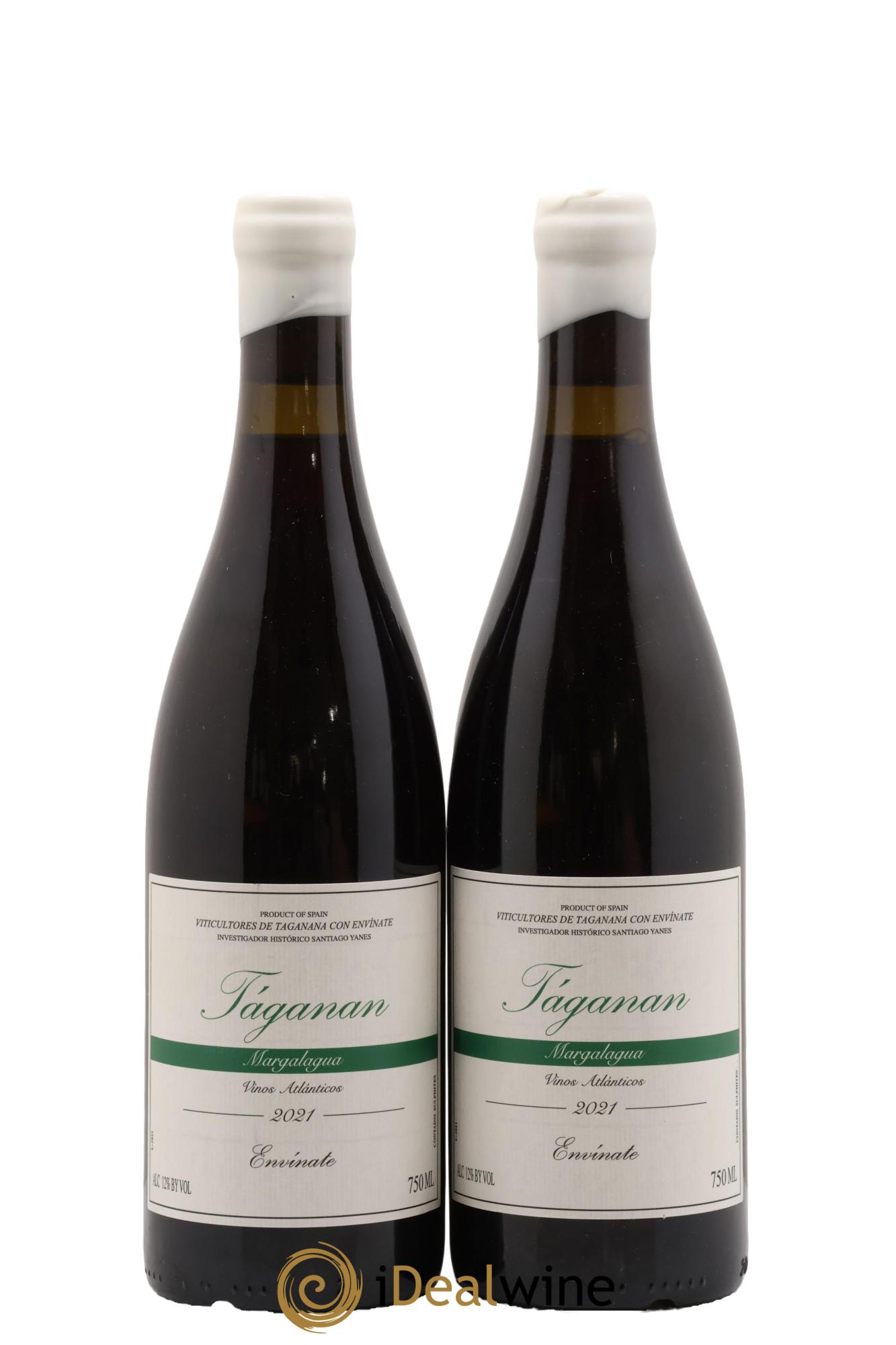 Vinos Atlanticos - Islas Canarias Táganan Tinto Margalagua Envinate 2021 - Lot of 2 bottles - 0