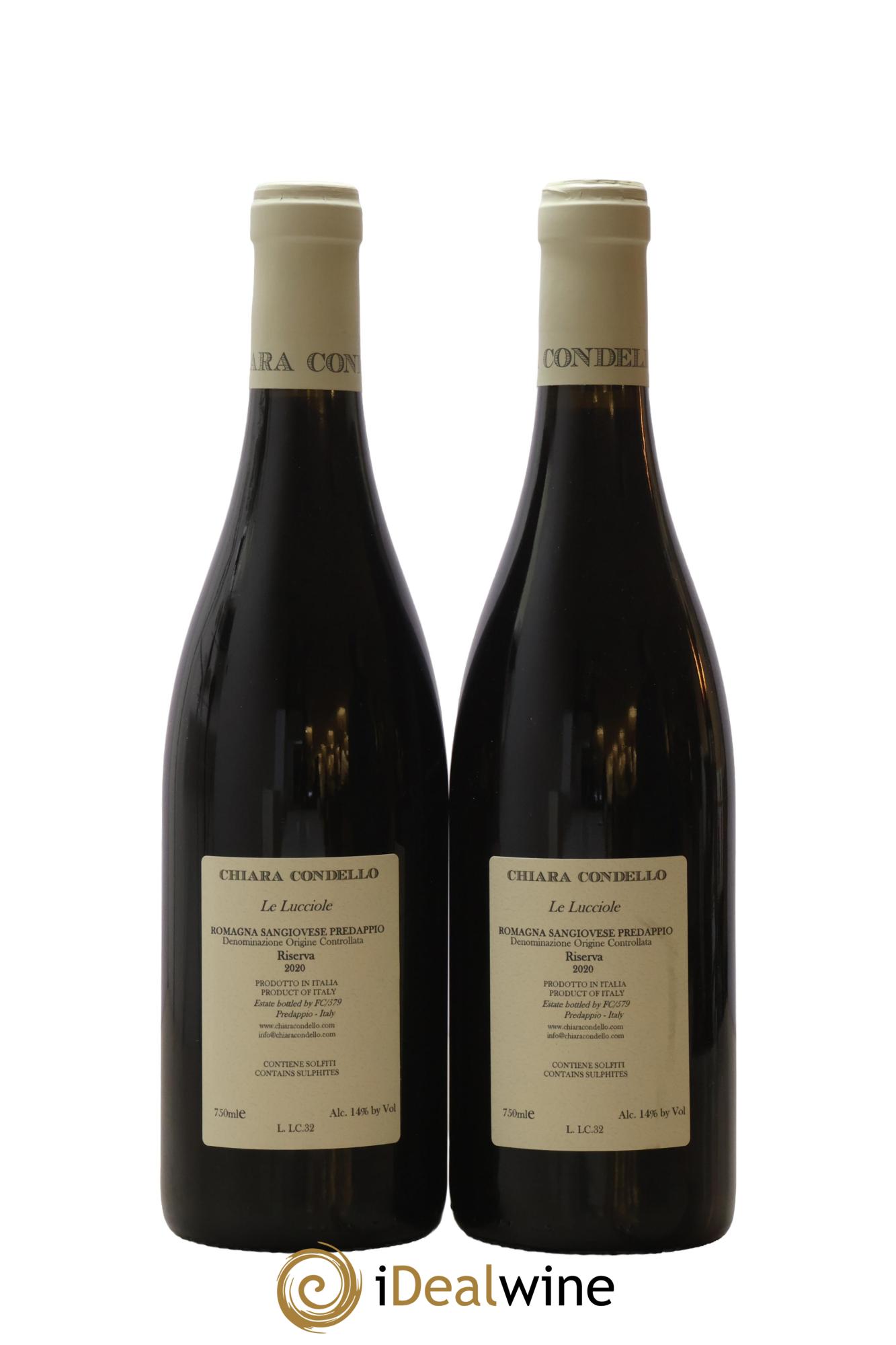 Sangiovese Di Romagna Predappio DOC Chiara Condello Le Lucciole Riserva 2020 - Posten von 2 Flaschen - 1