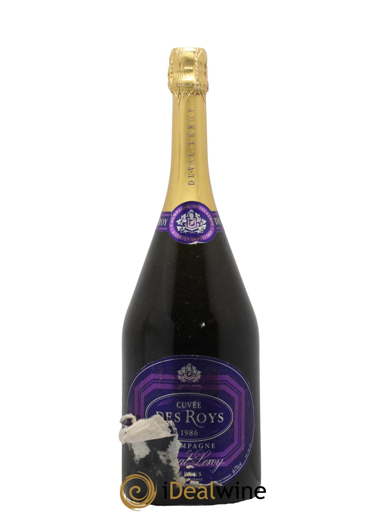 Cuvée des Roys Duval-Leroy 1986 - Lot de 1 magnum - 0