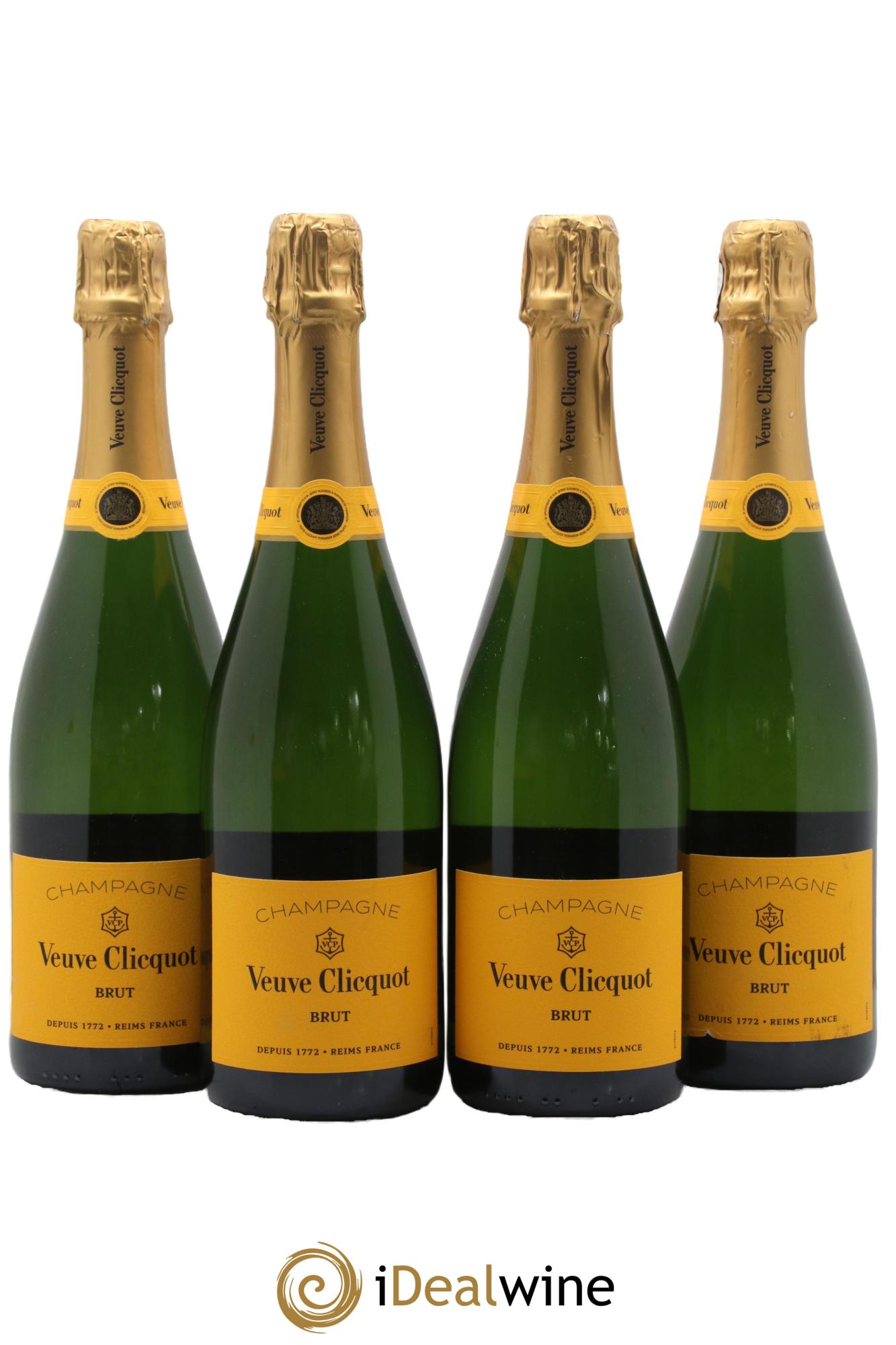 Carte Jaune Brut Veuve Clicquot - Lot de 4 bouteilles - 0