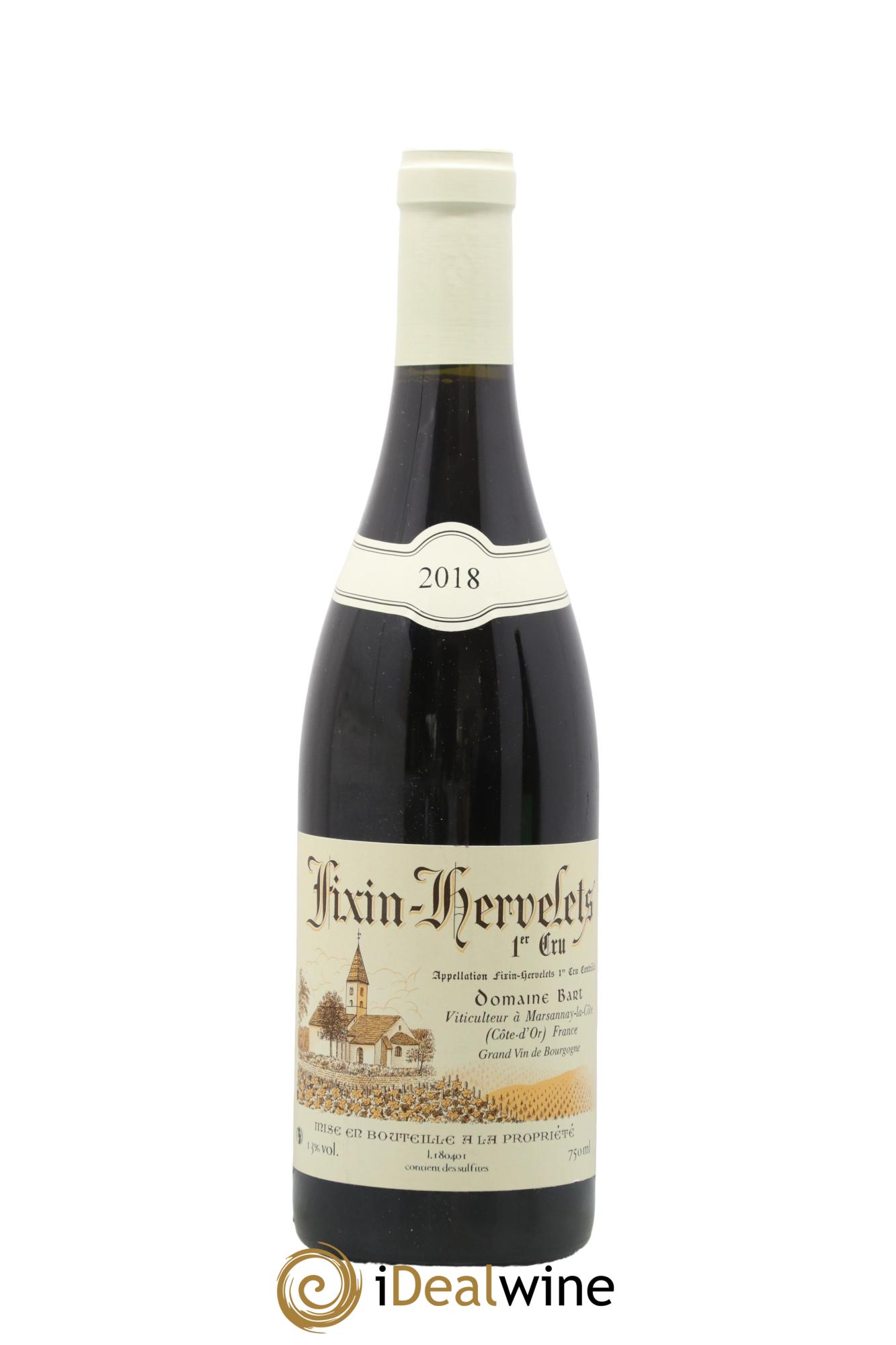 Fixin 1er Cru Hervelets Bart (Domaine) 2018 - Lotto di 1 bottiglia - 0