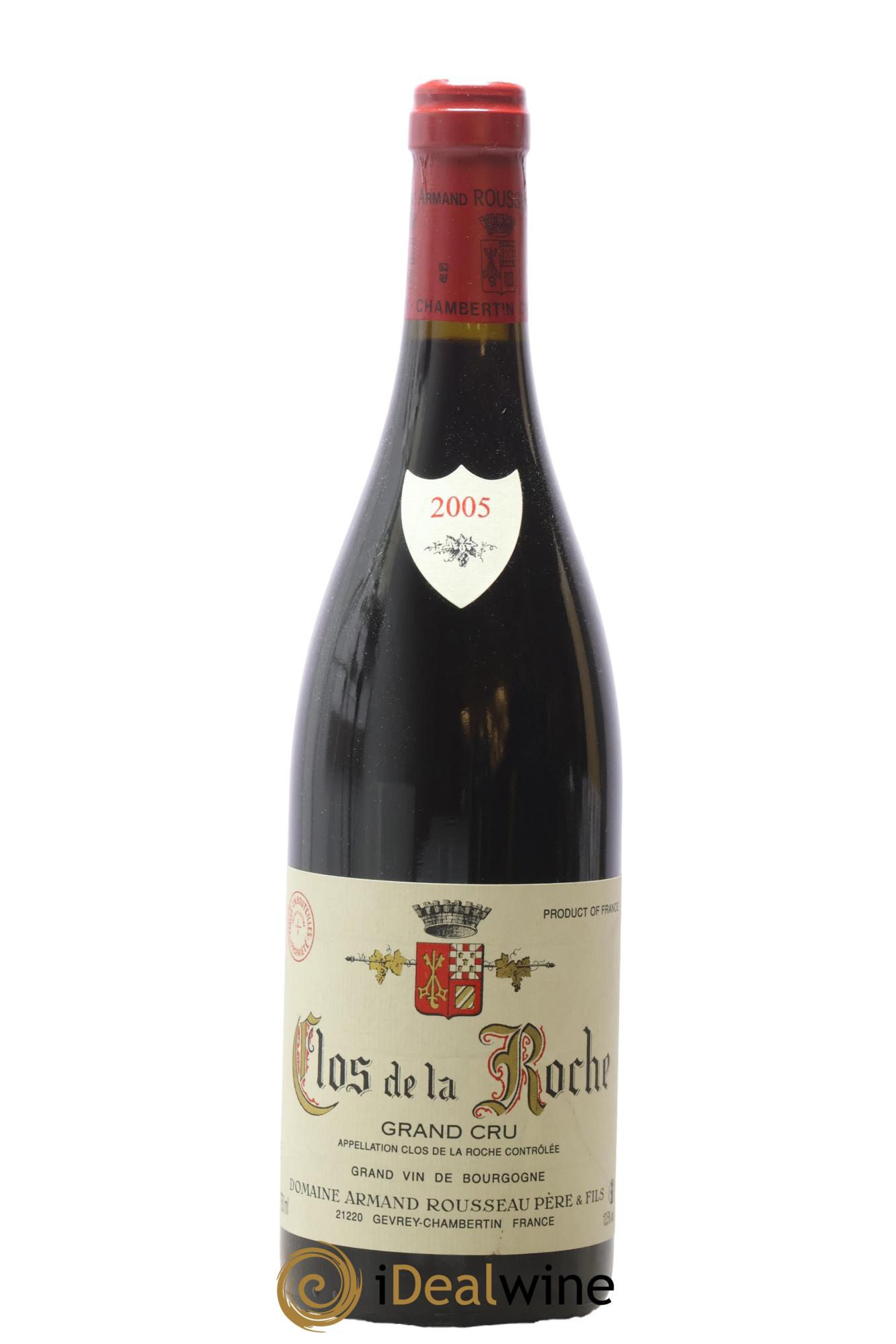 Clos de la Roche Grand Cru Armand Rousseau (Domaine) 2005 - Lot of 1 bottle - 0
