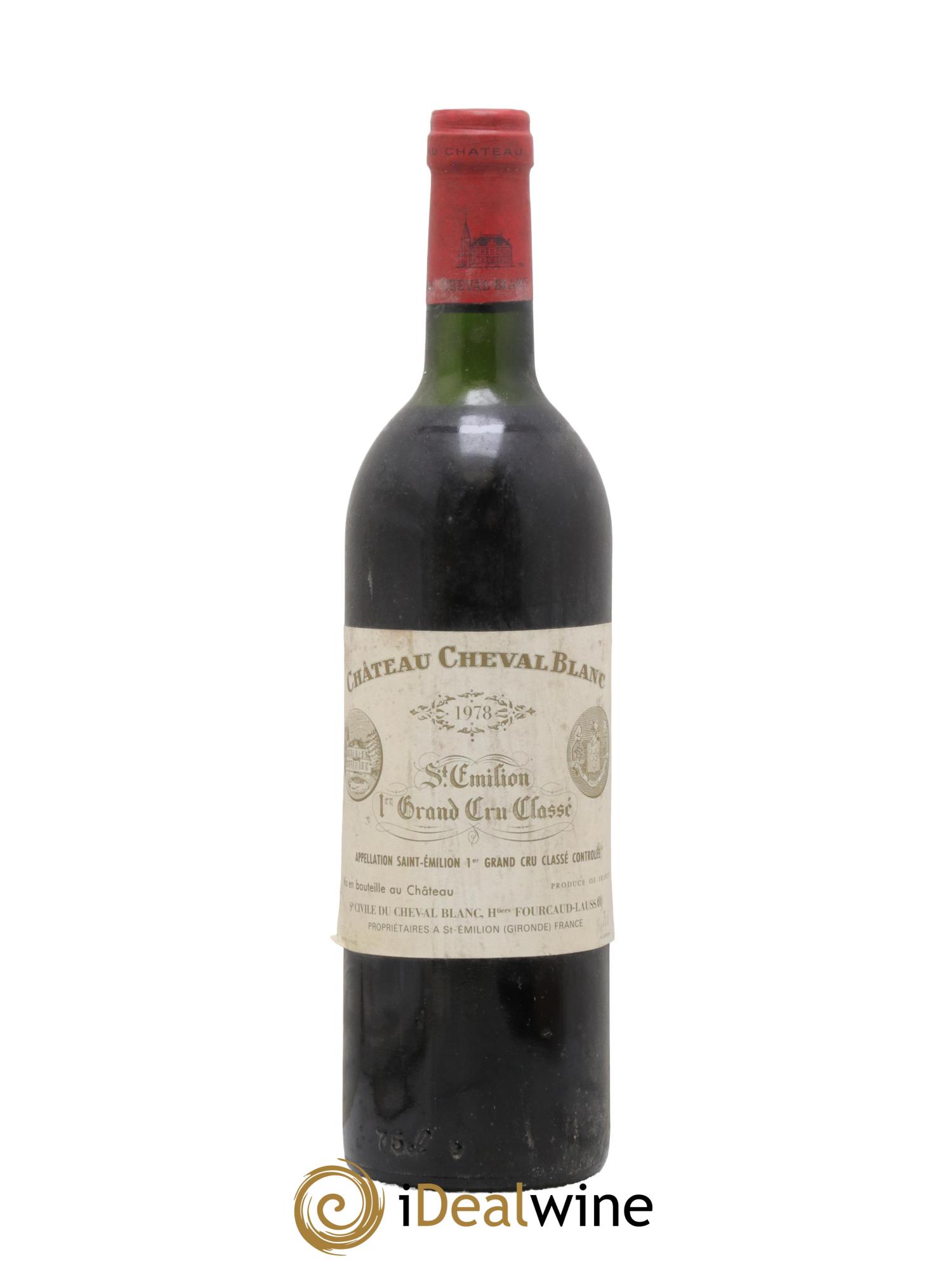 Château Cheval Blanc 1er Grand Cru Classé A 1978 - Lot of 1 bottle - 0