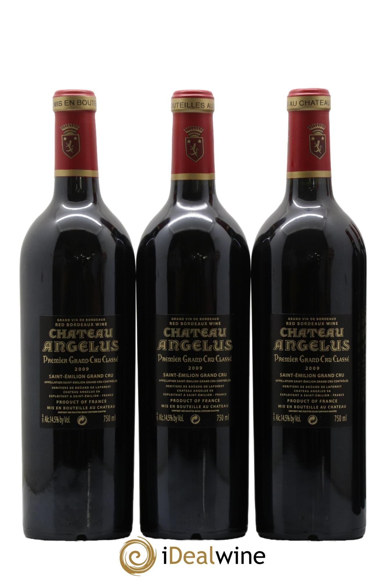 Château Angélus 1er Grand Cru Classé A  2009 - Lot de 6 bouteilles - 4