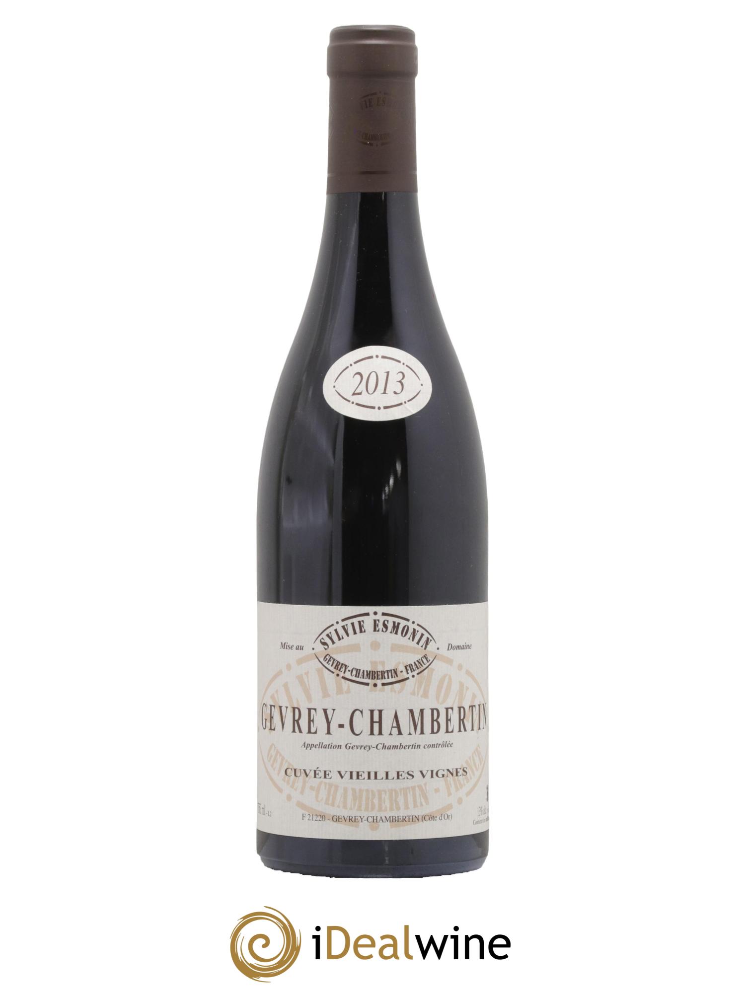 Gevrey-Chambertin Vieilles Vignes Sylvie Esmonin 2013 - Lot de 1 bouteille - 0