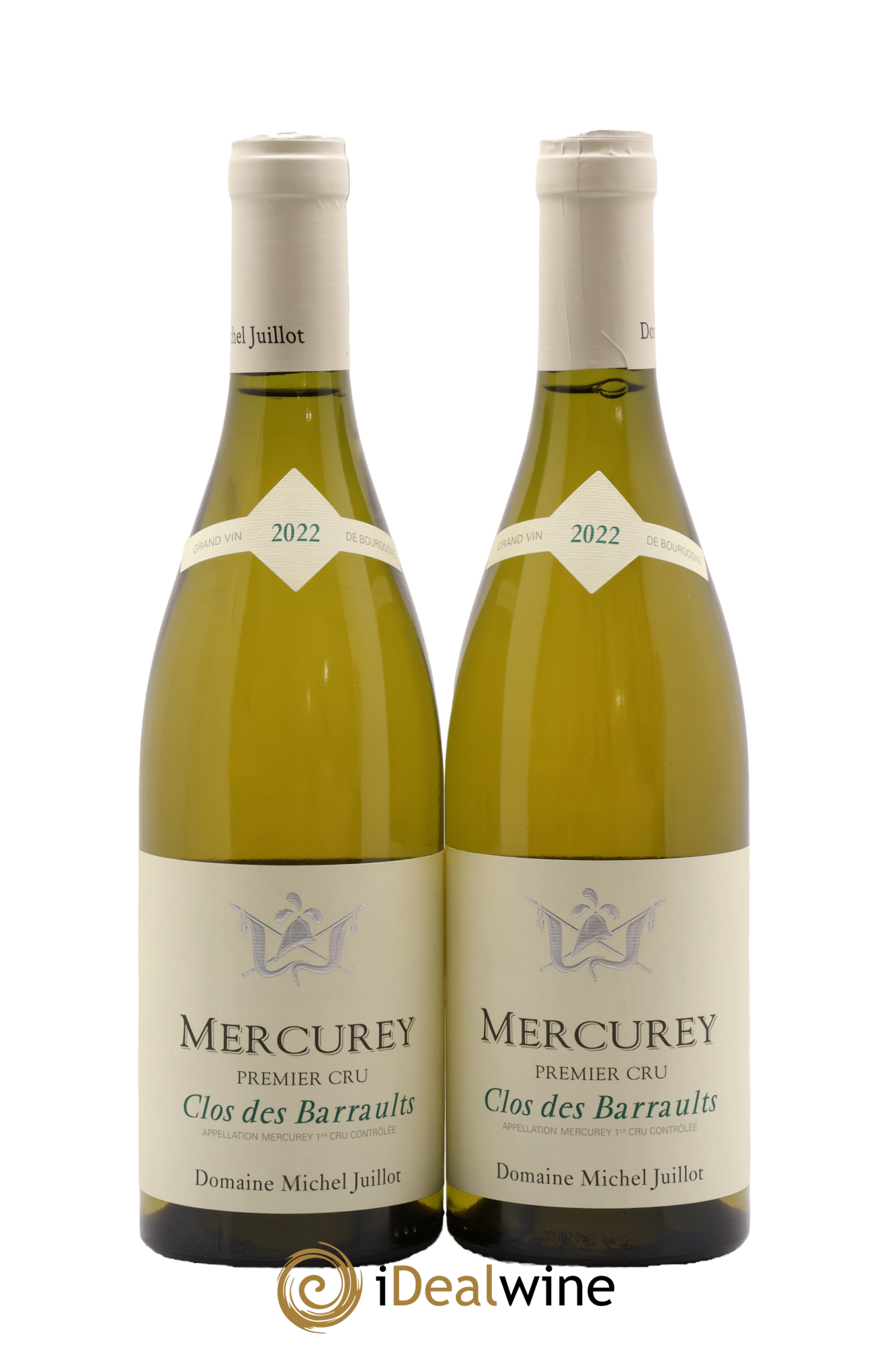 Mercurey 1er Cru Clos des Barraults Michel Juillot (Domaine) 2022 - Posten von 2 Flaschen - 0