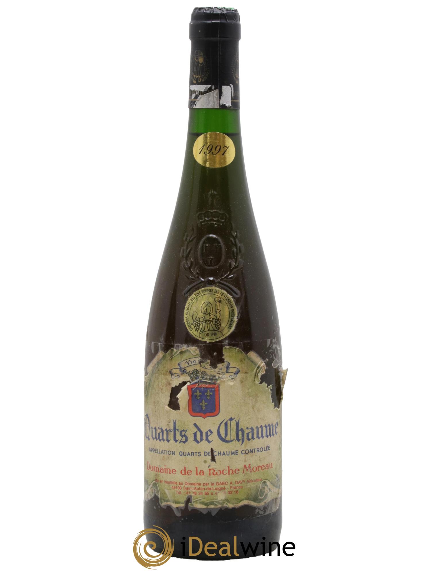 Quarts de Chaume Domaine La Roche Moreau 1997 - Posten von 1 Flasche - 0