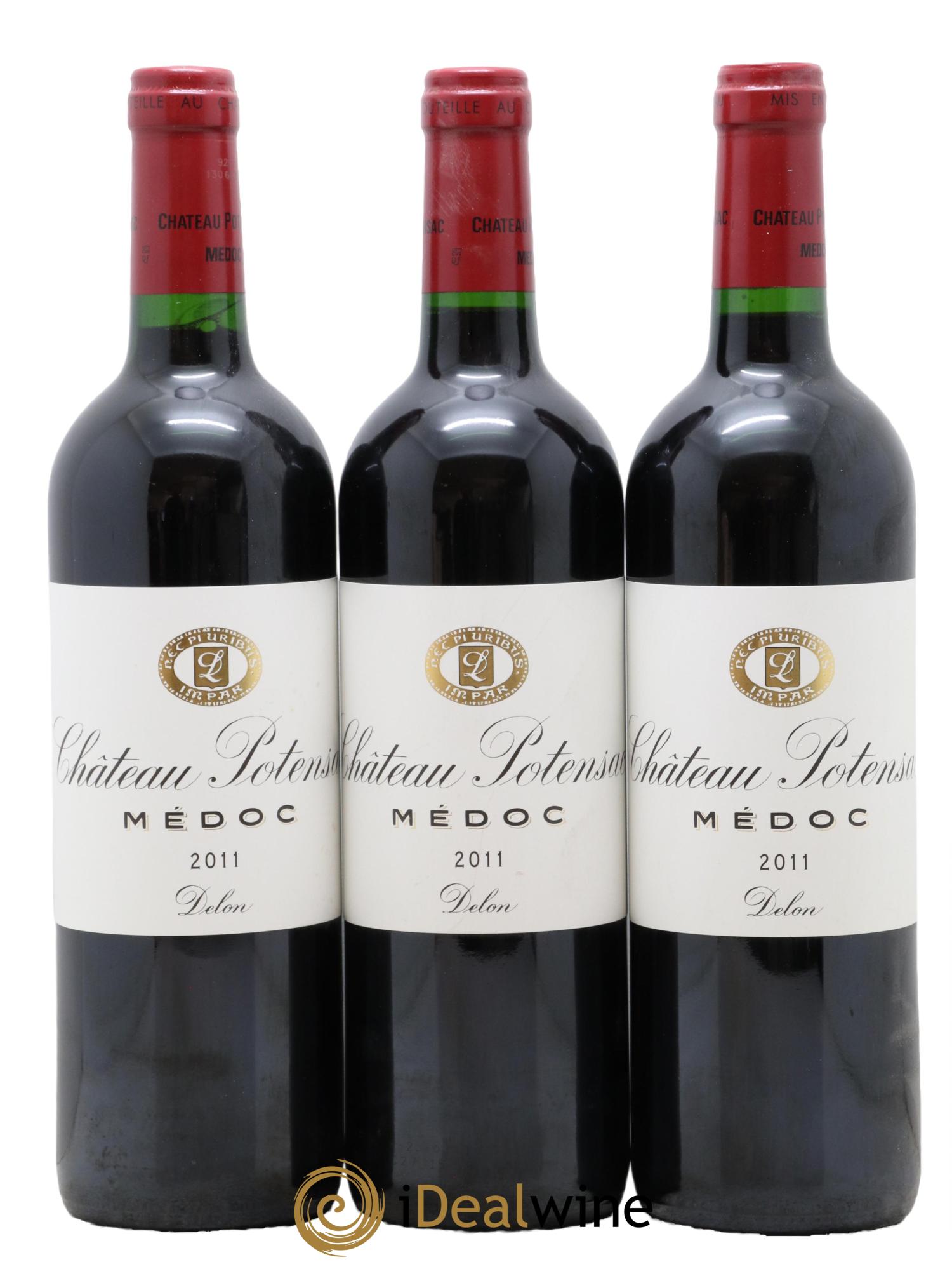 Château Potensac 2011 - Lot de 3 bouteilles - 0