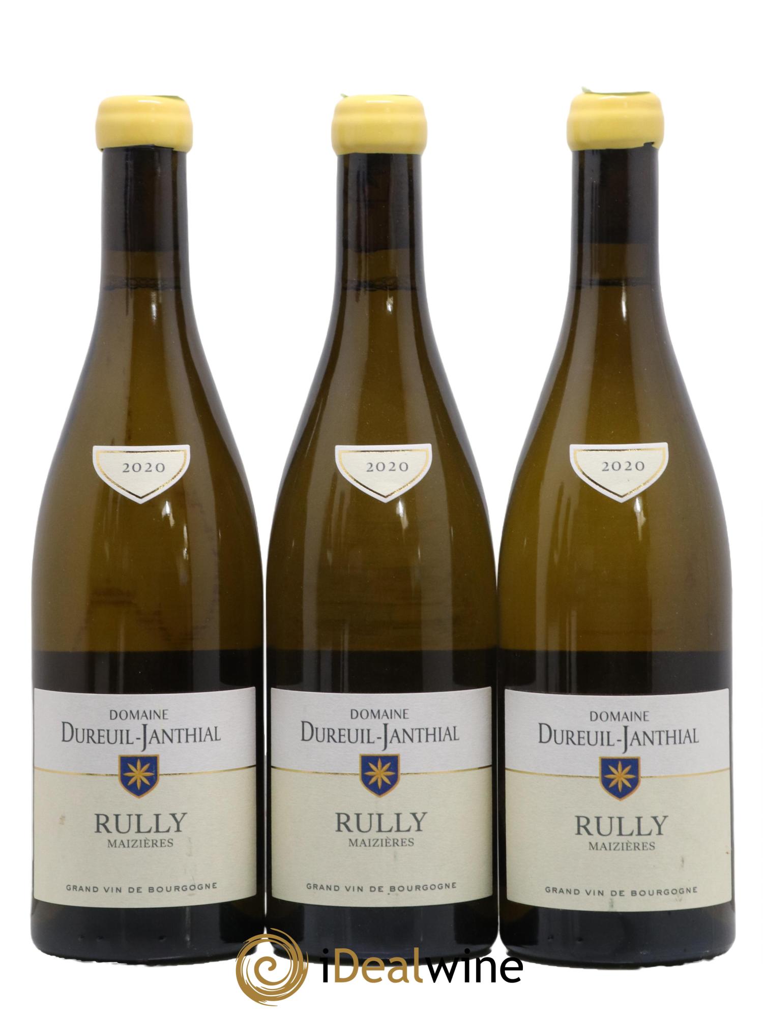 Rully Maizières Vincent Dureuil-Janthial 2020 - Lot de 3 bouteilles - 0