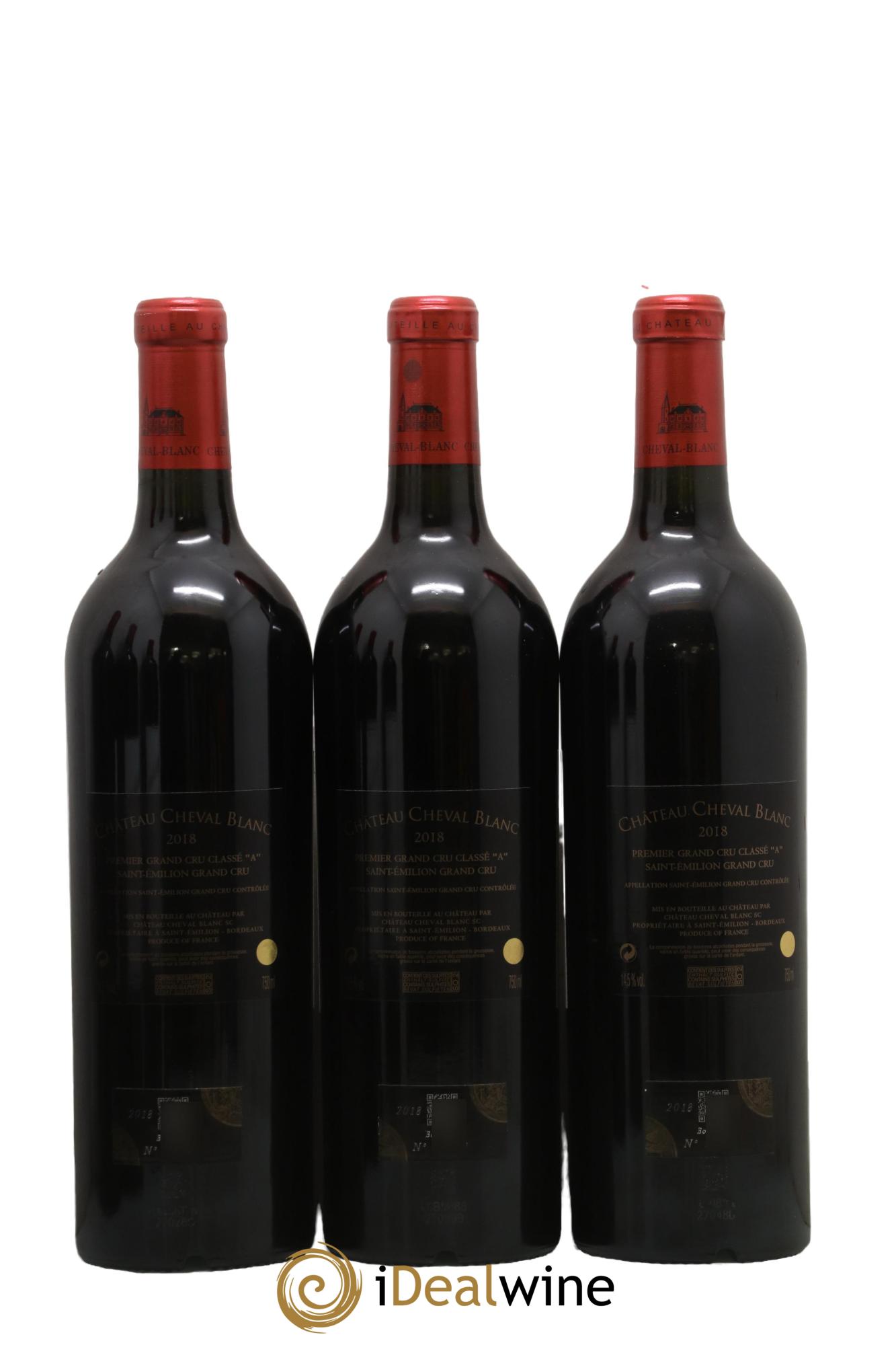 Château Cheval Blanc 1er Grand Cru Classé A 2018 - Lot de 6 bouteilles - 2