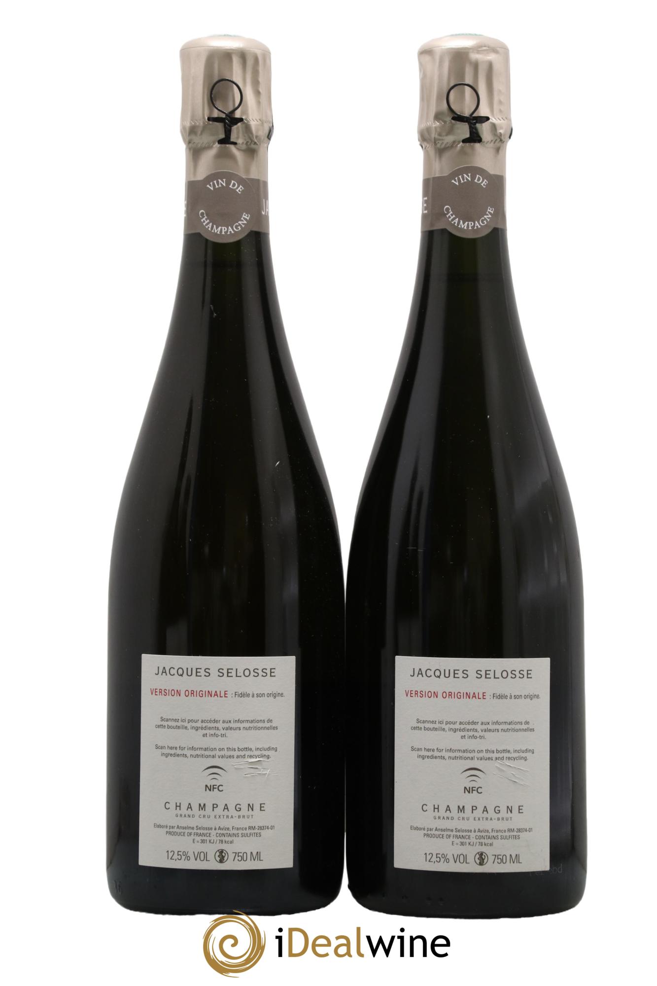 Version Originale Jacques Selosse - Posten von 2 Flaschen - 1