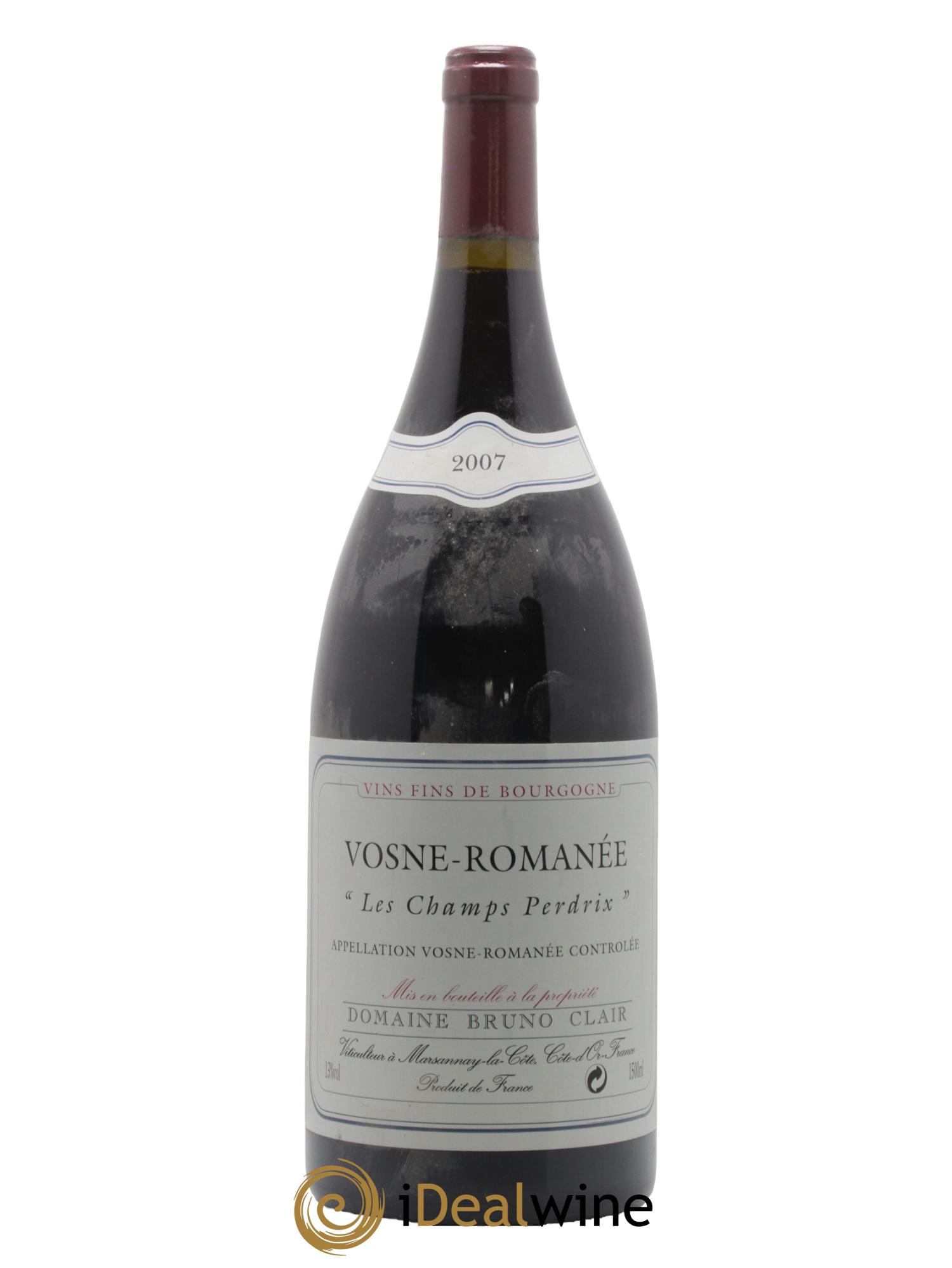 Vosne-Romanée Les Champs Perdrix Bruno Clair (Domaine) 2007 - Lot de 1 magnum - 0