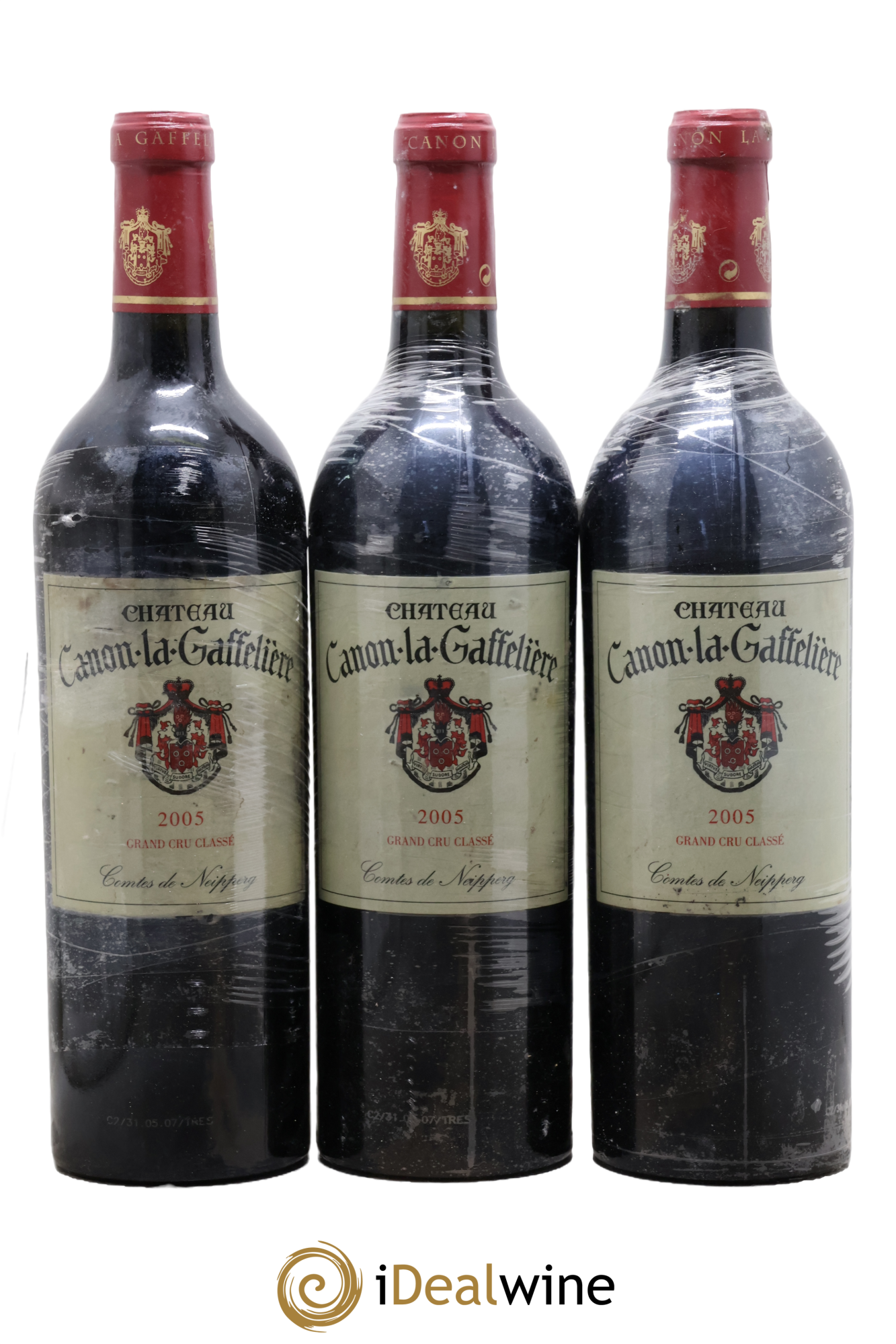Château Canon la Gaffelière 1er Grand Cru Classé B 2005 - Posten von 3 Flaschen - 0