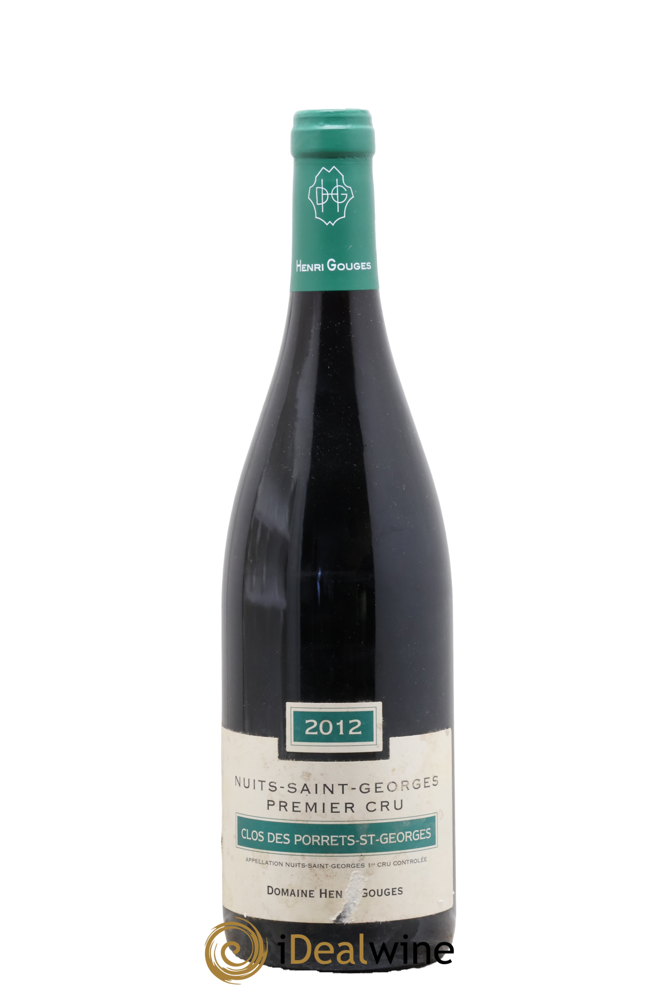 Nuits-Saint-Georges 1er Cru Clos des Porrets St Georges Henri Gouges 2012 - Lot de 1 bouteille - 0