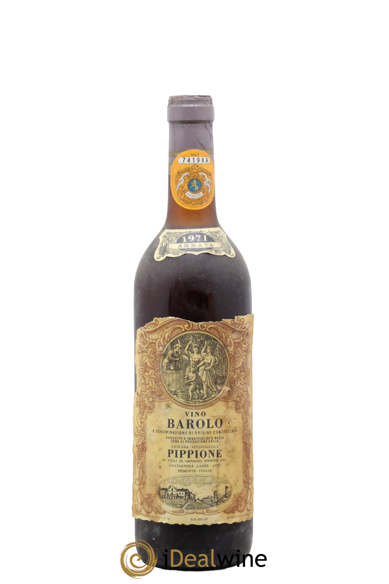 Barolo Pippione 1971 - Lot de 1 bouteille - 0