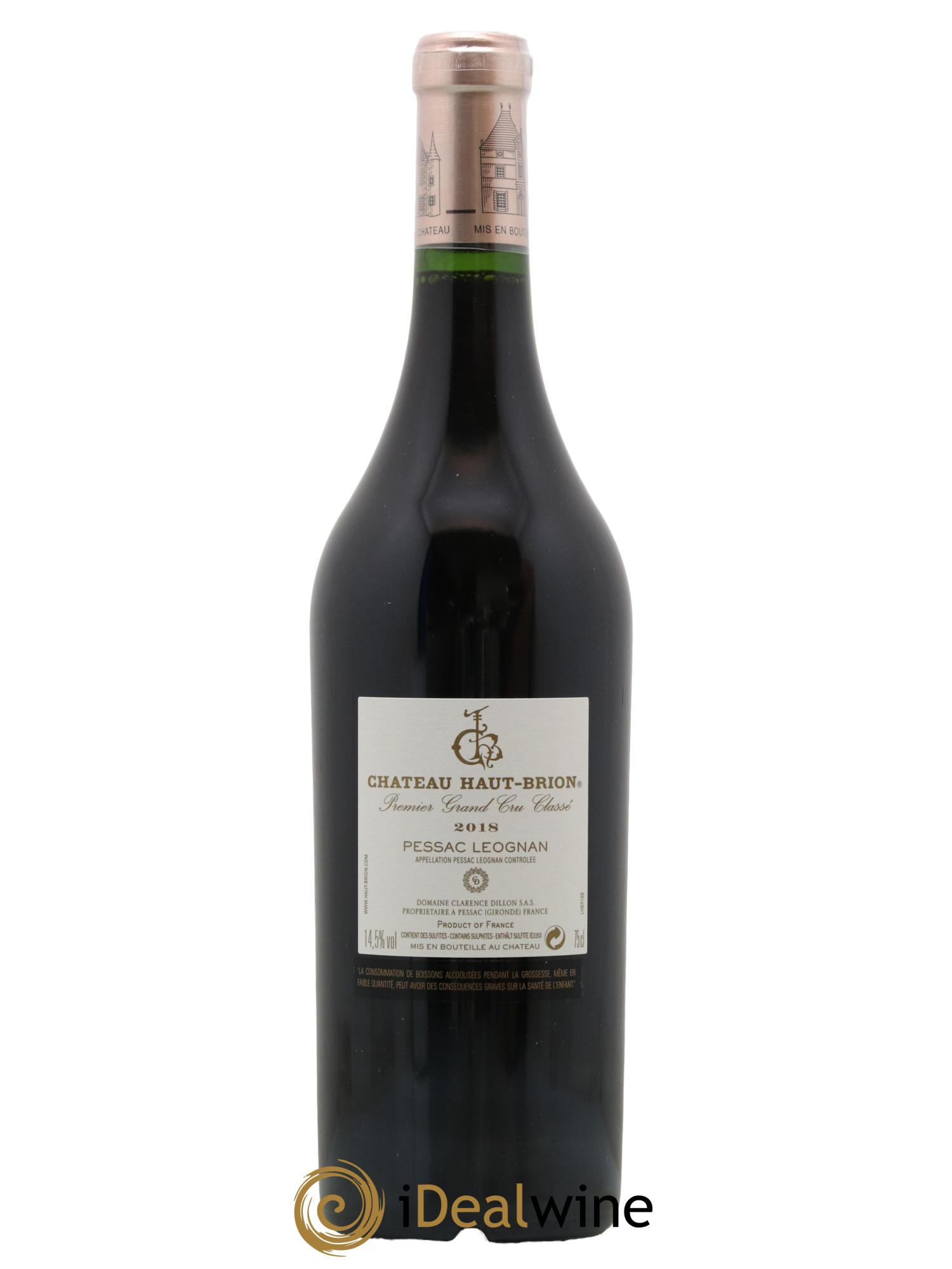 Château Haut Brion 1er Grand Cru Classé 2018 - Lotto di 1 bottiglia - 1