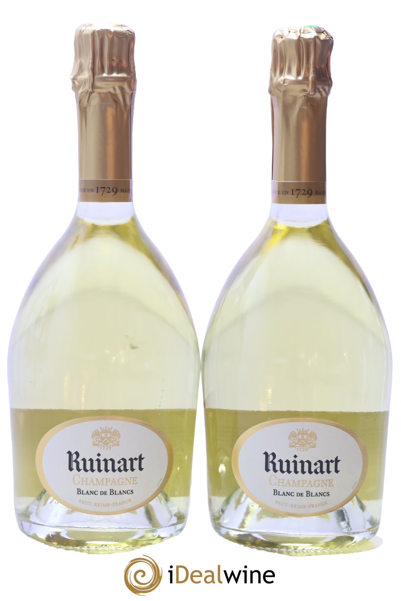Blanc de Blancs Brut Ruinart - Lotto di 2 bottiglie - 0