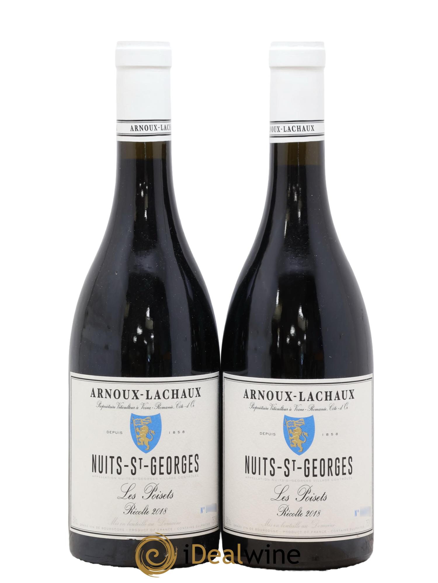 Nuits-Saint-Georges Les Poisets Arnoux-Lachaux (Domaine) 2018 - Lot of 2 bottles - 0