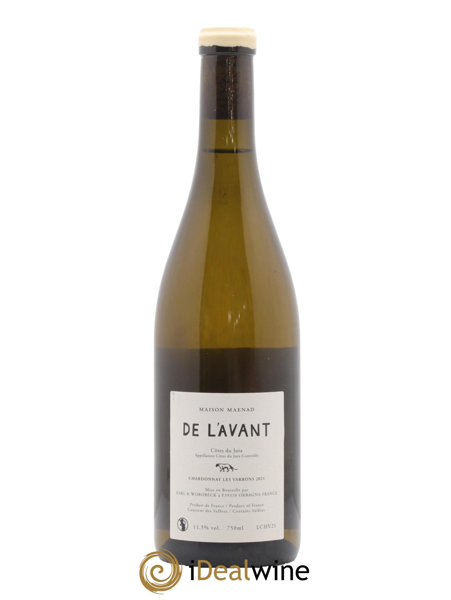 Côtes du Jura De l'Avant Les Varrons Katie Worobeck Maison Maenad 2021 - Posten von 1 Flasche - 1