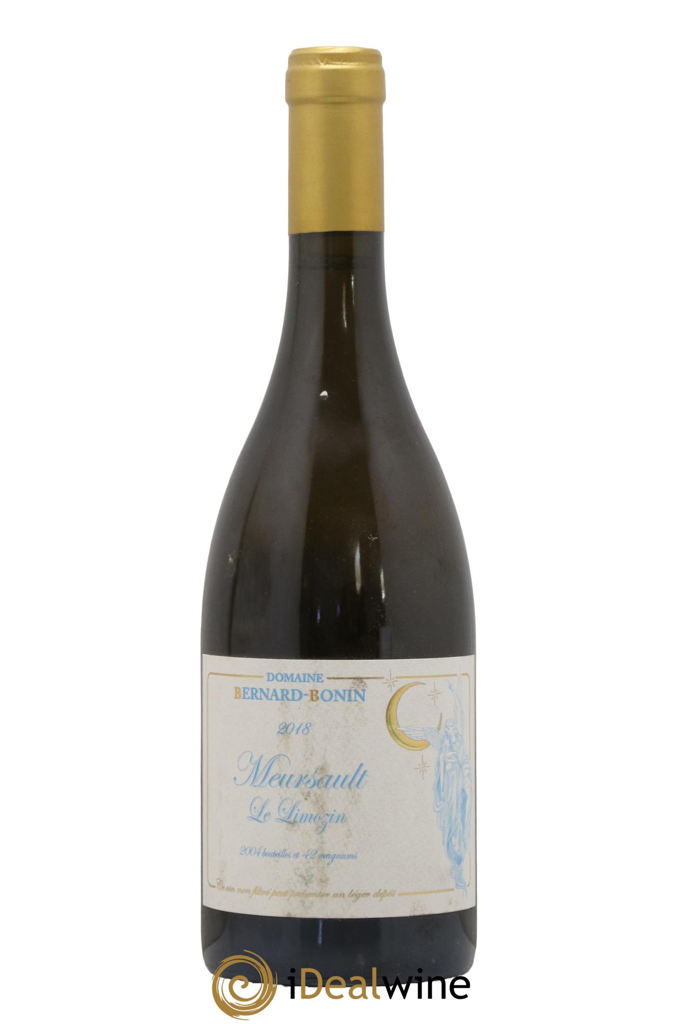 Meursault Le Limozin Bernard Bonin 2018 - Lot de 1 bouteille - 0