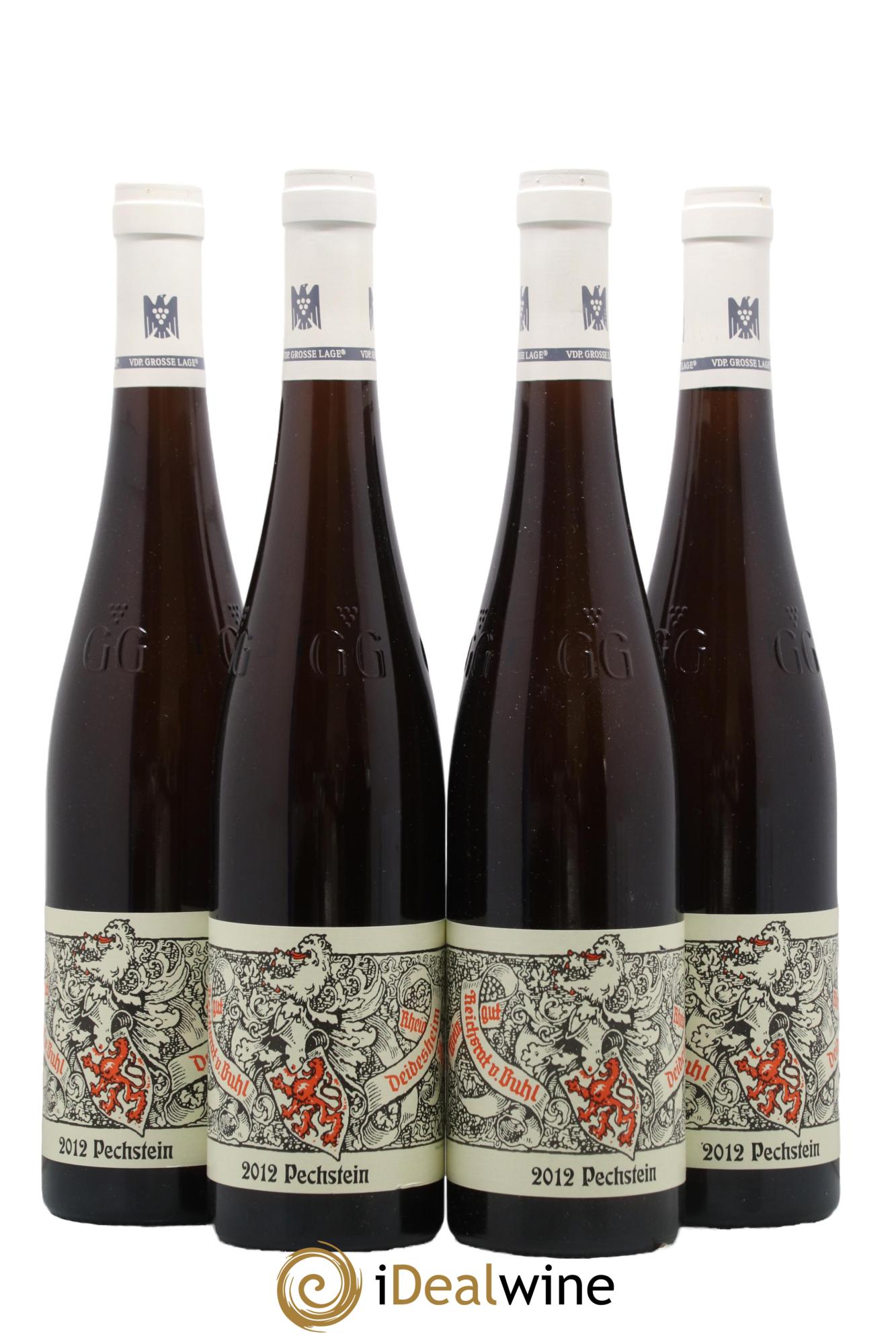 Allemagne Pfalz Pechstein GG von Buhl 2012 - Lot de 4 bouteilles - 0