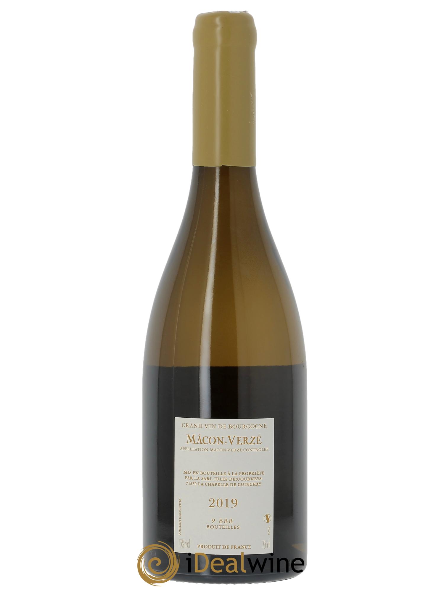 Mâcon-Verzé Jules Desjourneys 2019 - Lote de 1 botella - 1