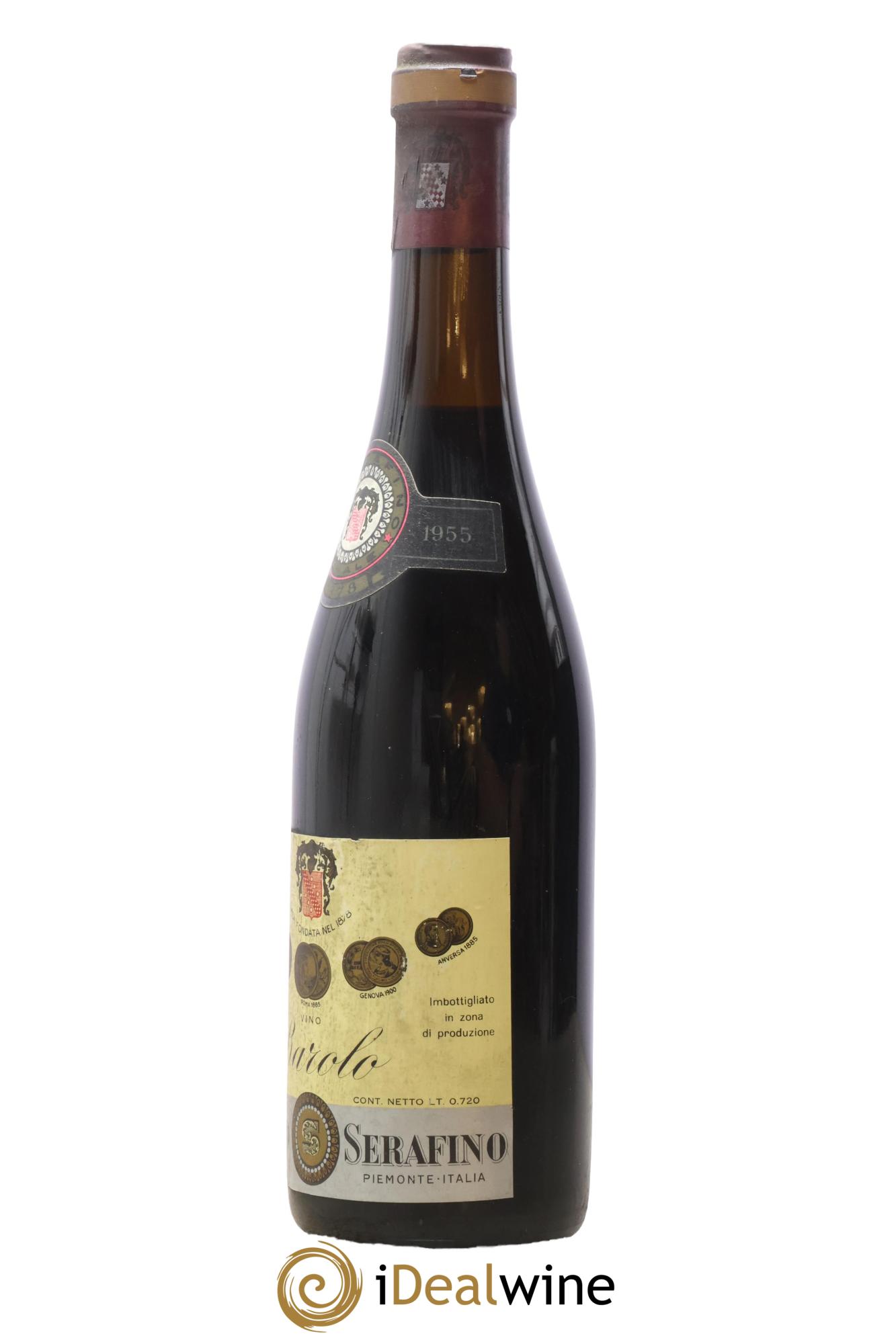 Barolo DOC Enrico Serafino 1955 - Lot de 1 bouteille - 1