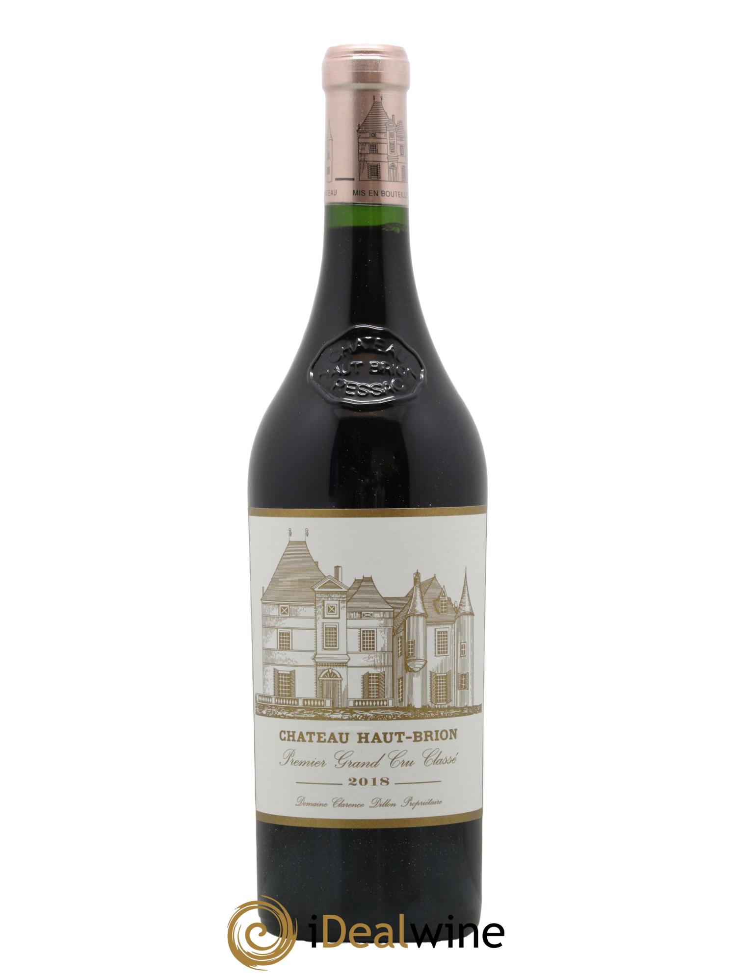 Château Haut Brion 1er Grand Cru Classé 2018 - Lot de 1 bouteille - 0