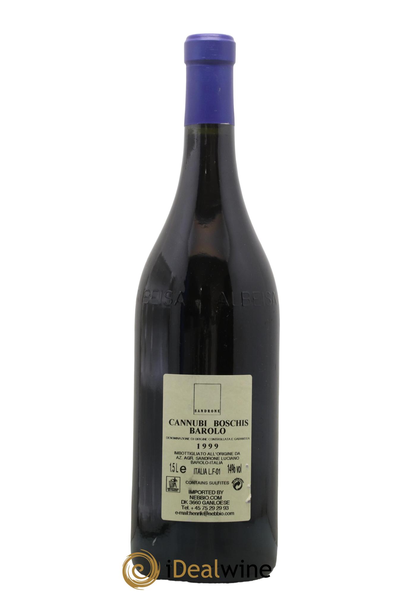 Barolo DOCG Aleste (anciennement Cannubi Boschis) Luciano Sandrone 1999 - Lotto di 1 magnum - 1