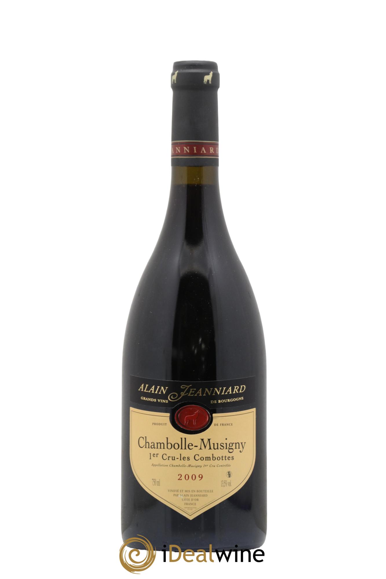 Chambolle-Musigny 1er Cru Les Combottes Domaine Alain Jeanniard 2009 - Lot de 1 bouteille - 0