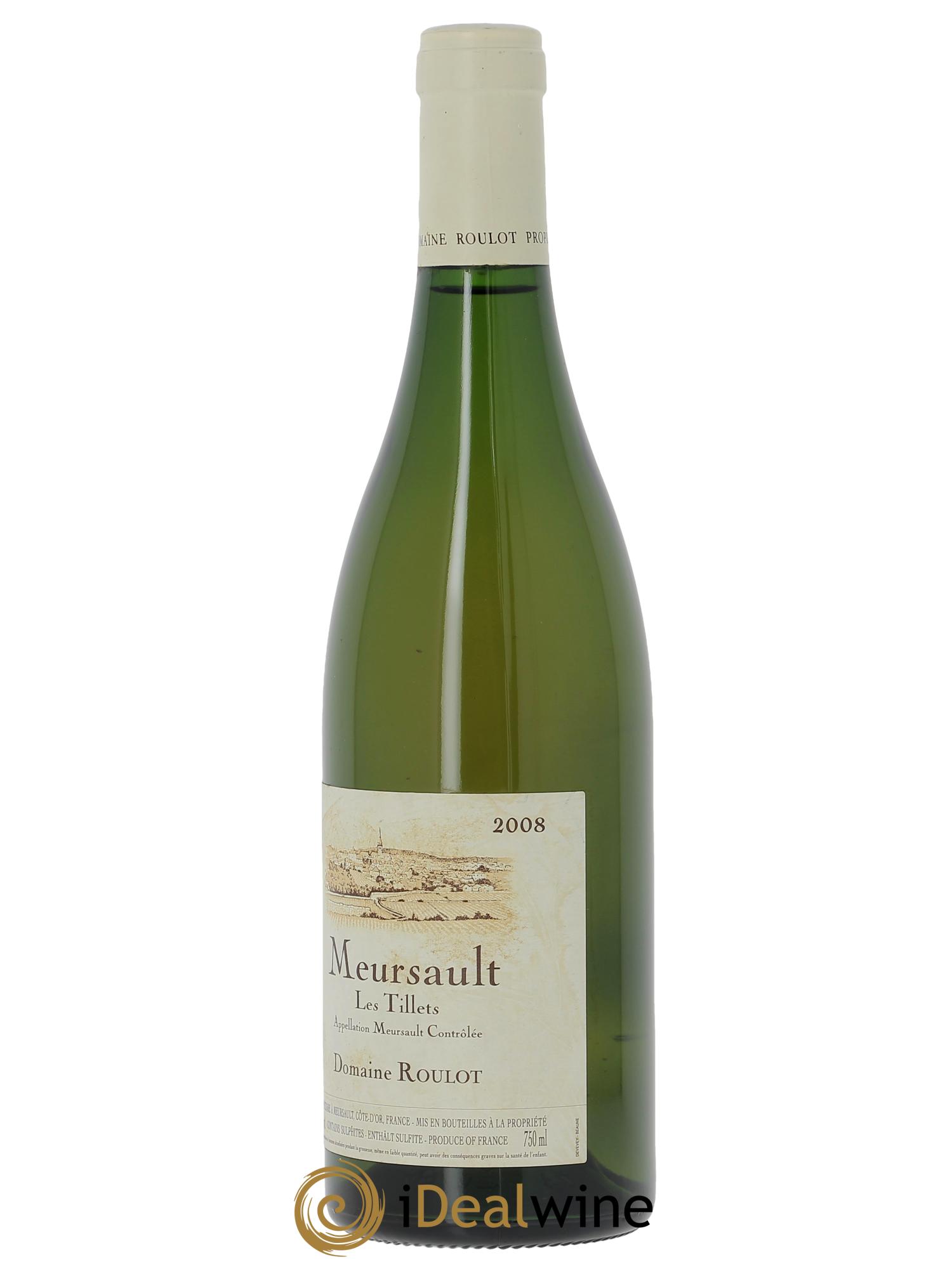 Meursault Les Tillets Roulot (Domaine)  2008 - Posten von 1 Flasche - 1