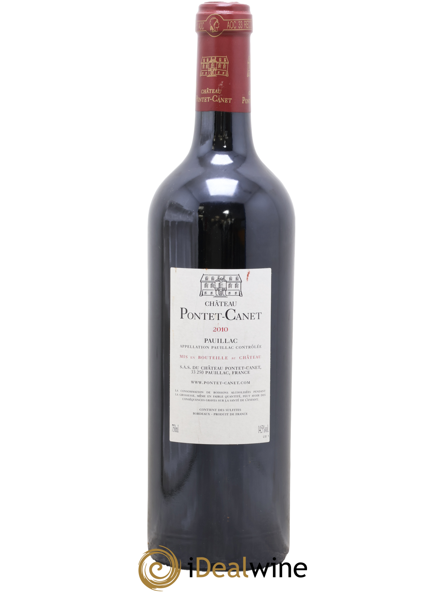 Château Pontet Canet 5ème Grand Cru Classé 2010 - Lot of 1 bottle - 1