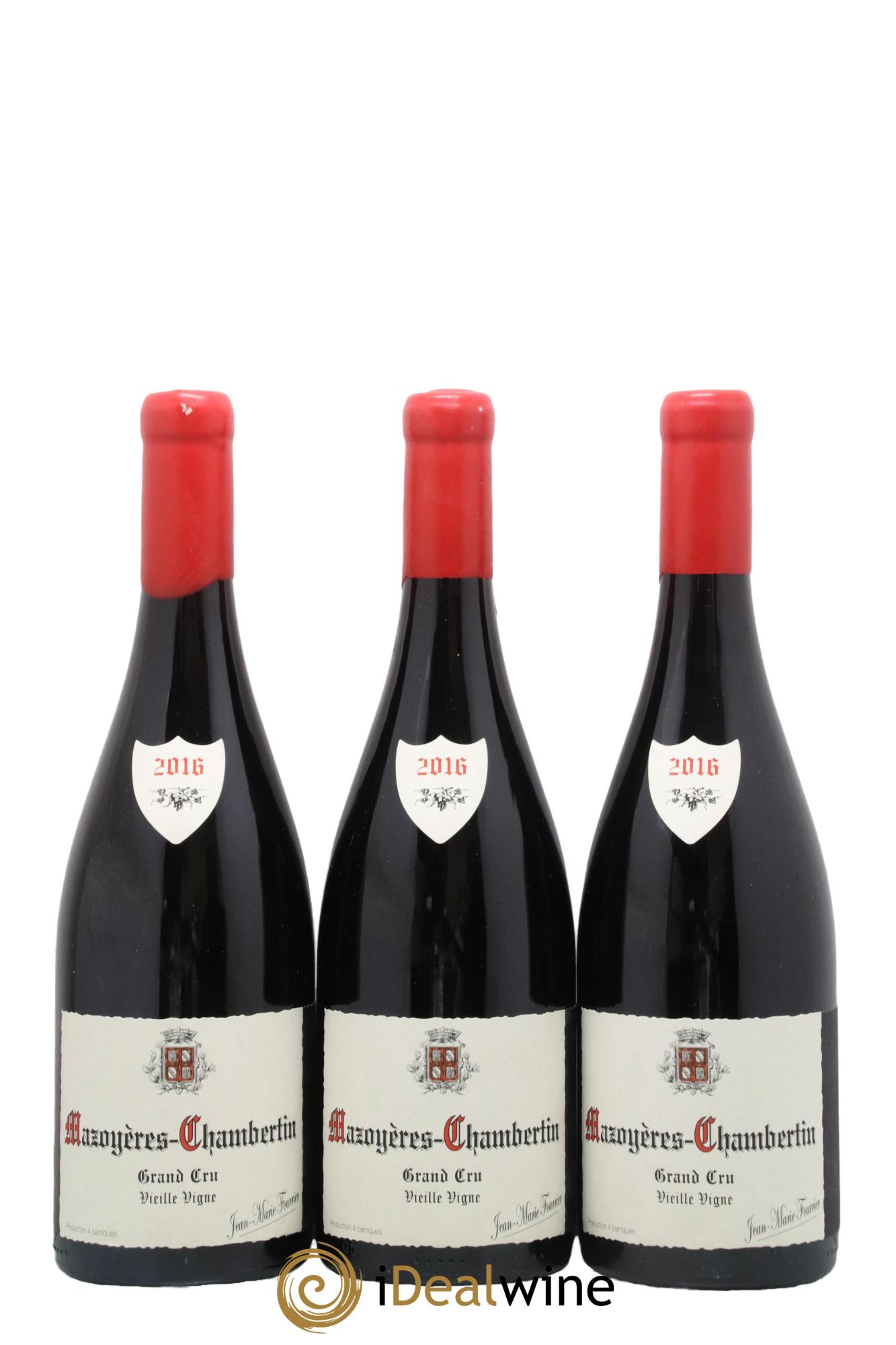 Mazoyères-Chambertin Grand Cru Vieille Vigne Fourrier (Domaine) 2016 - Lot de 3 bouteilles - 0