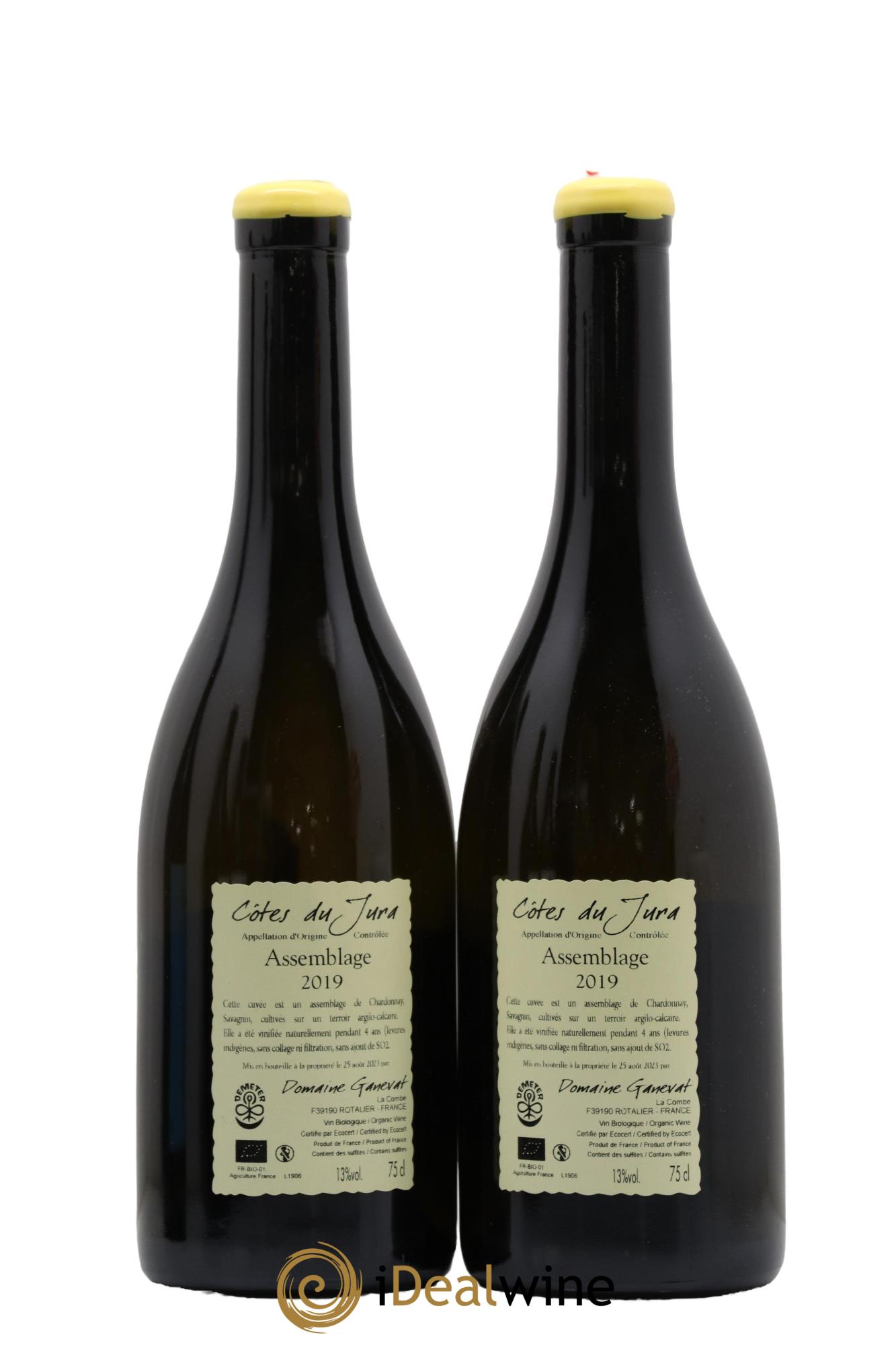 Côtes du Jura Cuvée Orégane Jean-François Ganevat (Domaine) 2019 - Lot de 2 bouteilles - 1