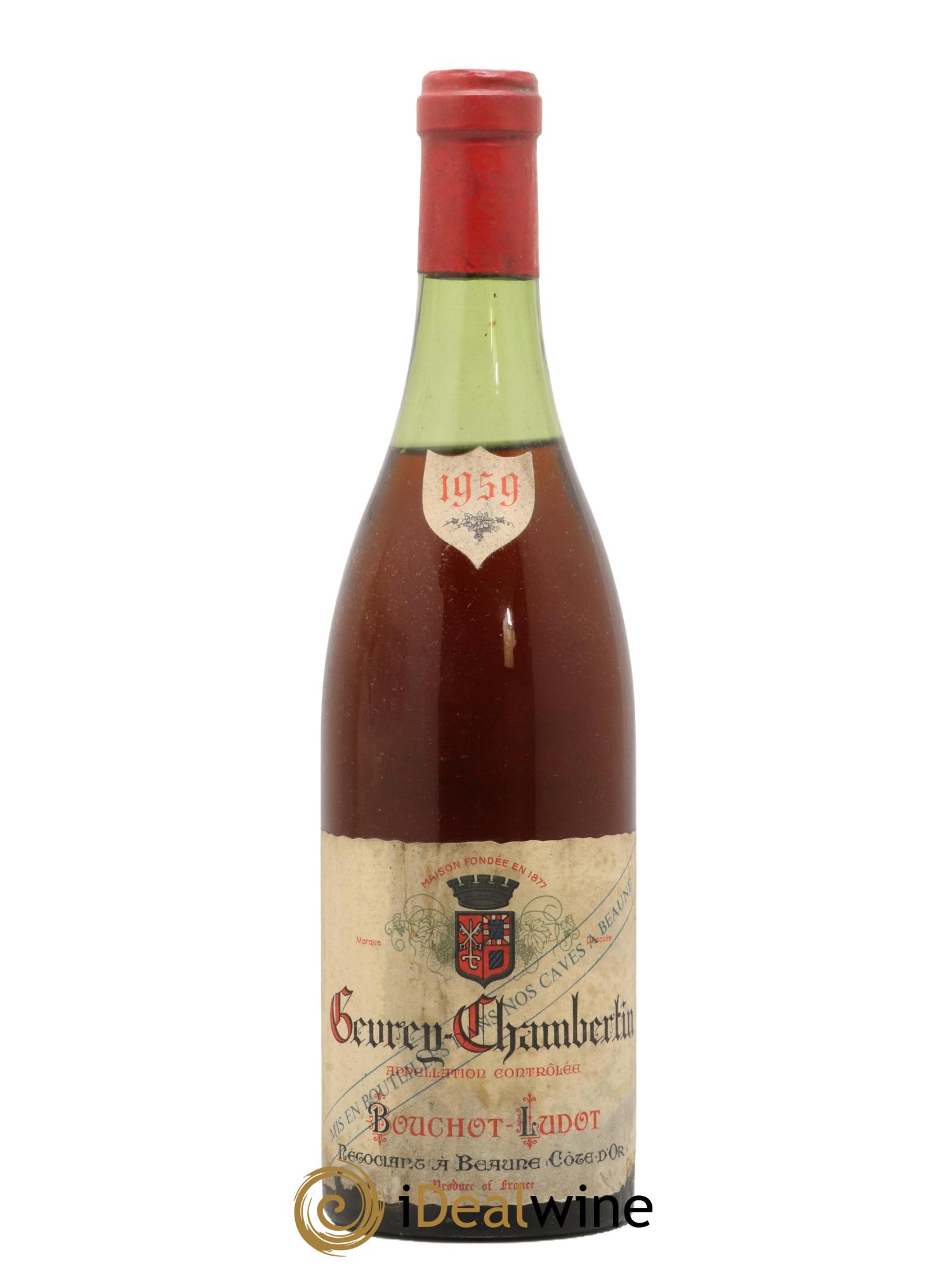 Gevrey-Chambertin Buchot Ludot 1959 - Lot de 1 bouteille - 0