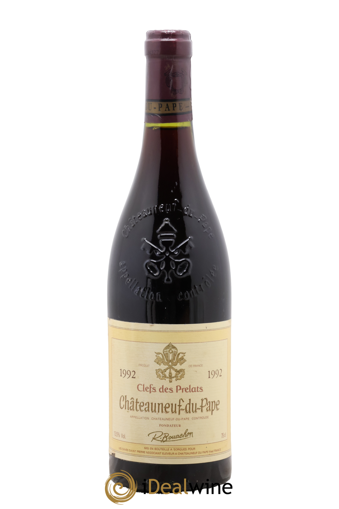 Châteauneuf-du-Pape Les Clefs Des Prélats Bouachon 1992 - Lot of 1 bottle - 0