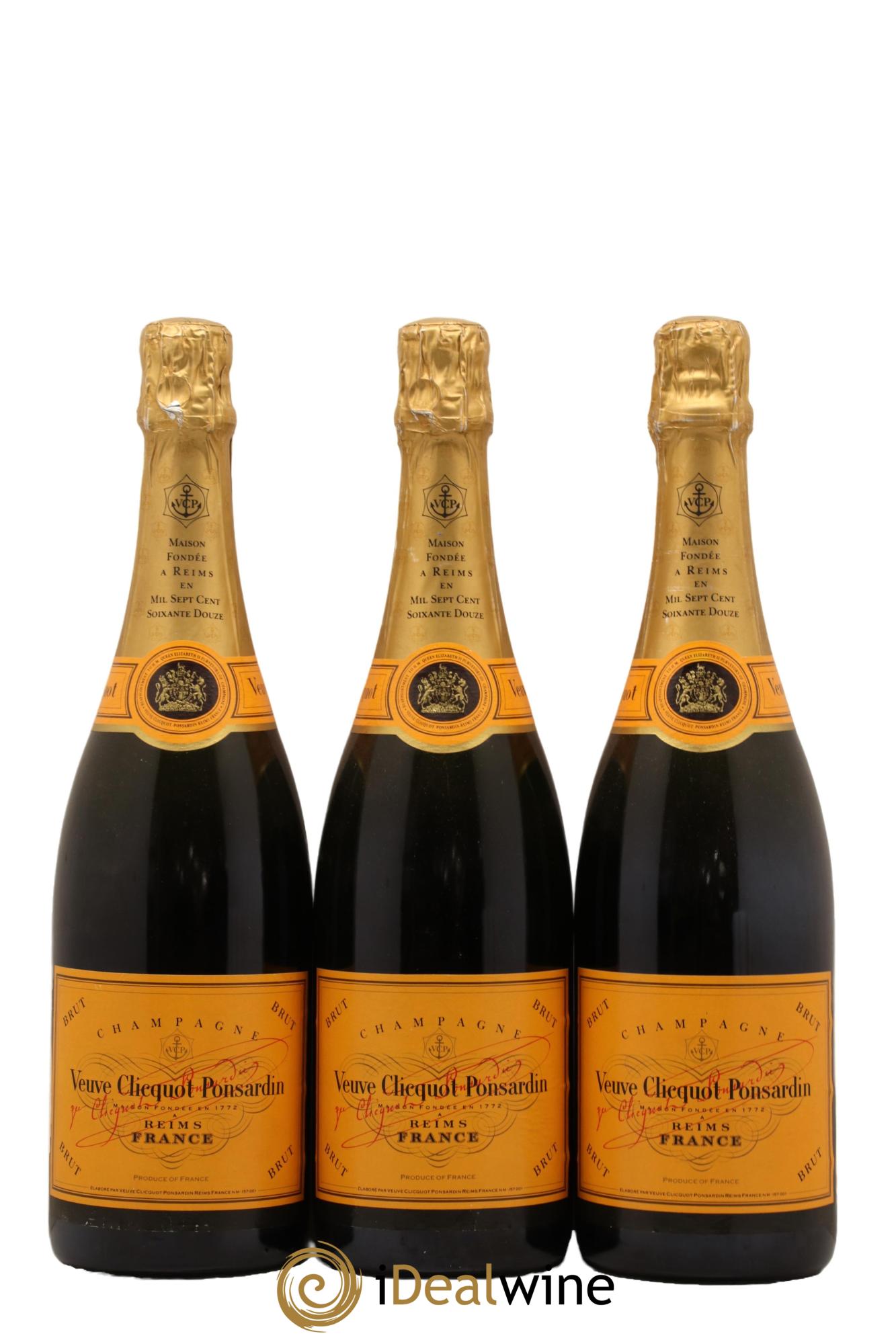 Carte Jaune Brut Veuve Clicquot - Lot de 3 bouteilles - 0